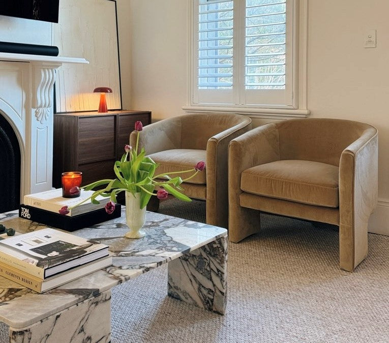 Napoleon Bay: Styled in Waverton, NSW, this stunning space blends timeless design with bold personality—our furniture transformed it into effortless warmth and charm.