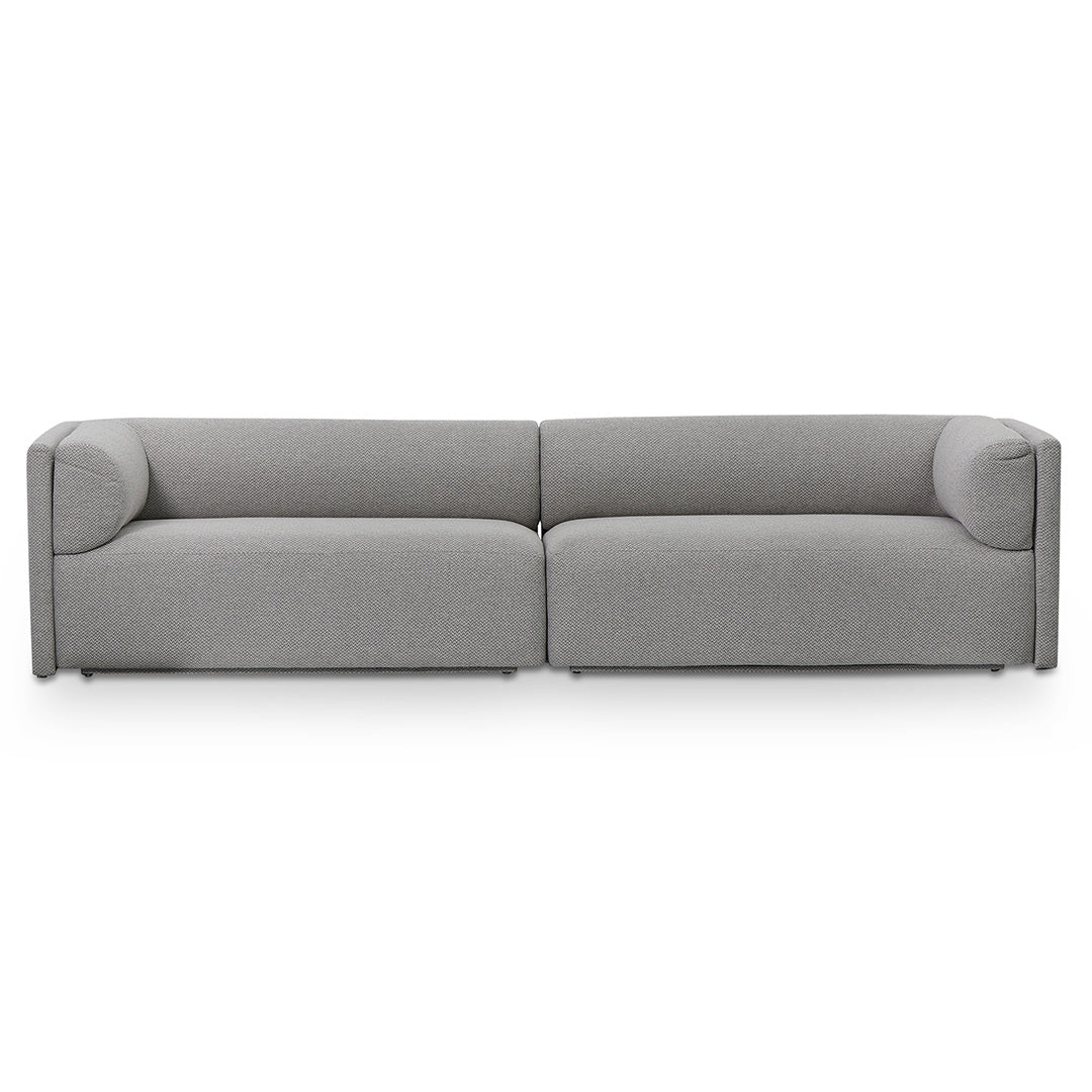 Zeus 4 Seater Fabric Sofa - Grey