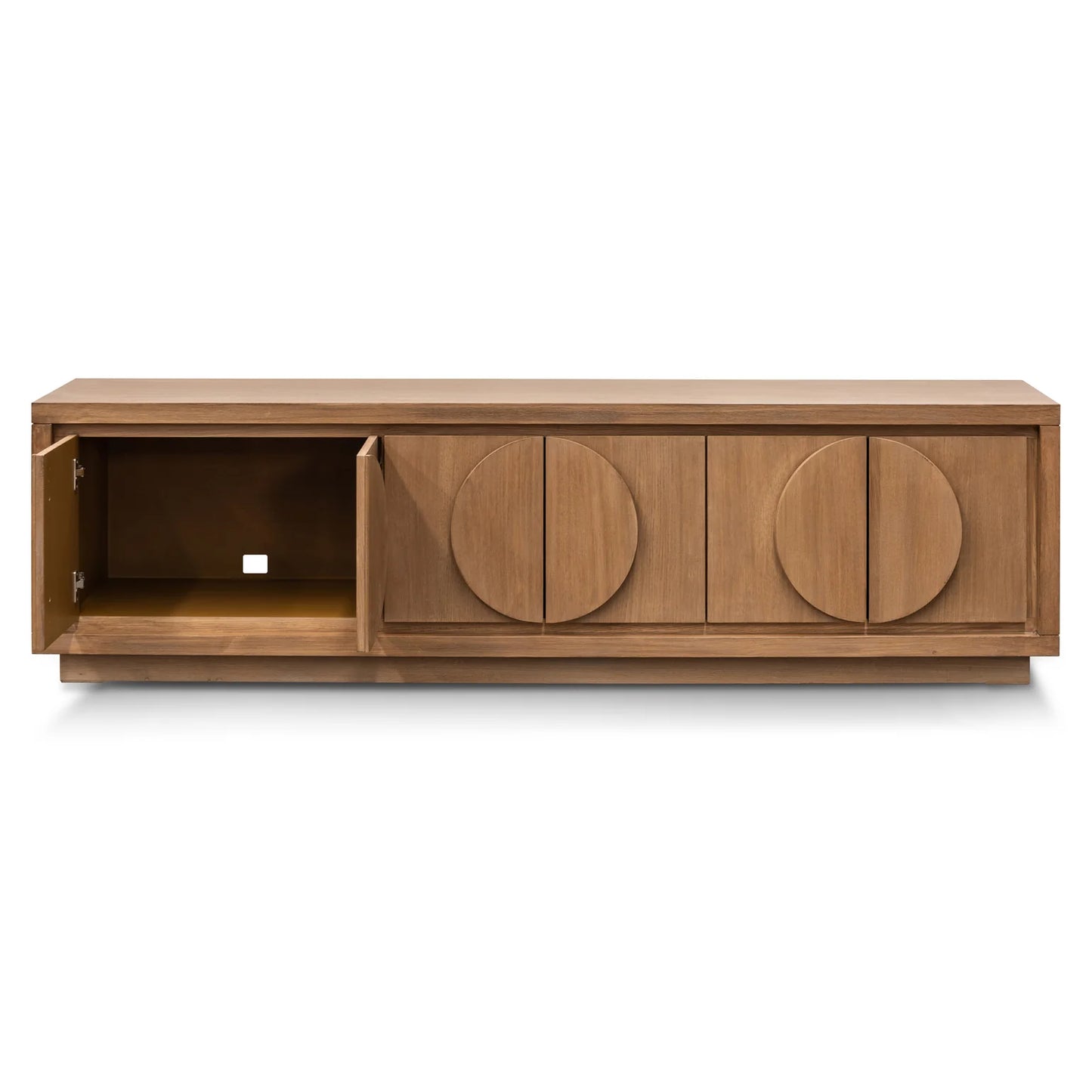 Timber Oak 2m Entertainment TV Unit