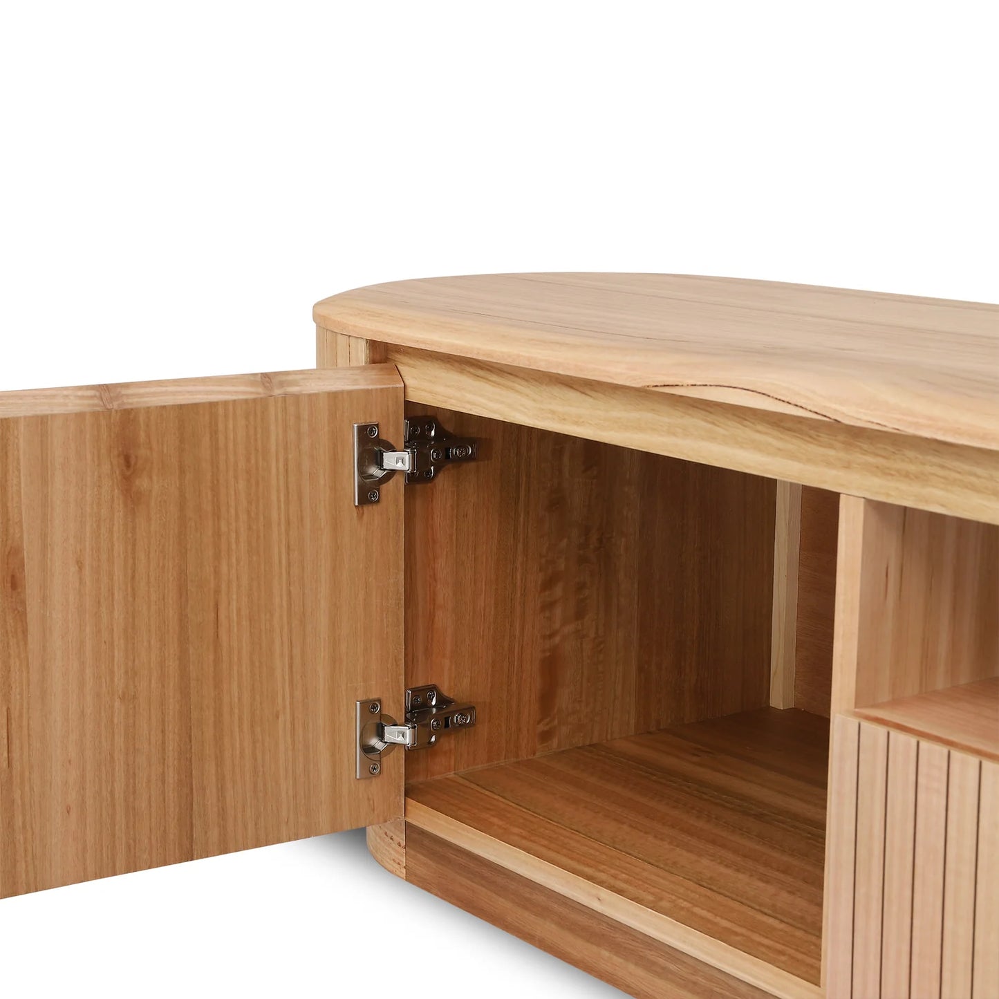 Timber Haven 2.4m TV Entertainment Unit - NZ Natural Ash