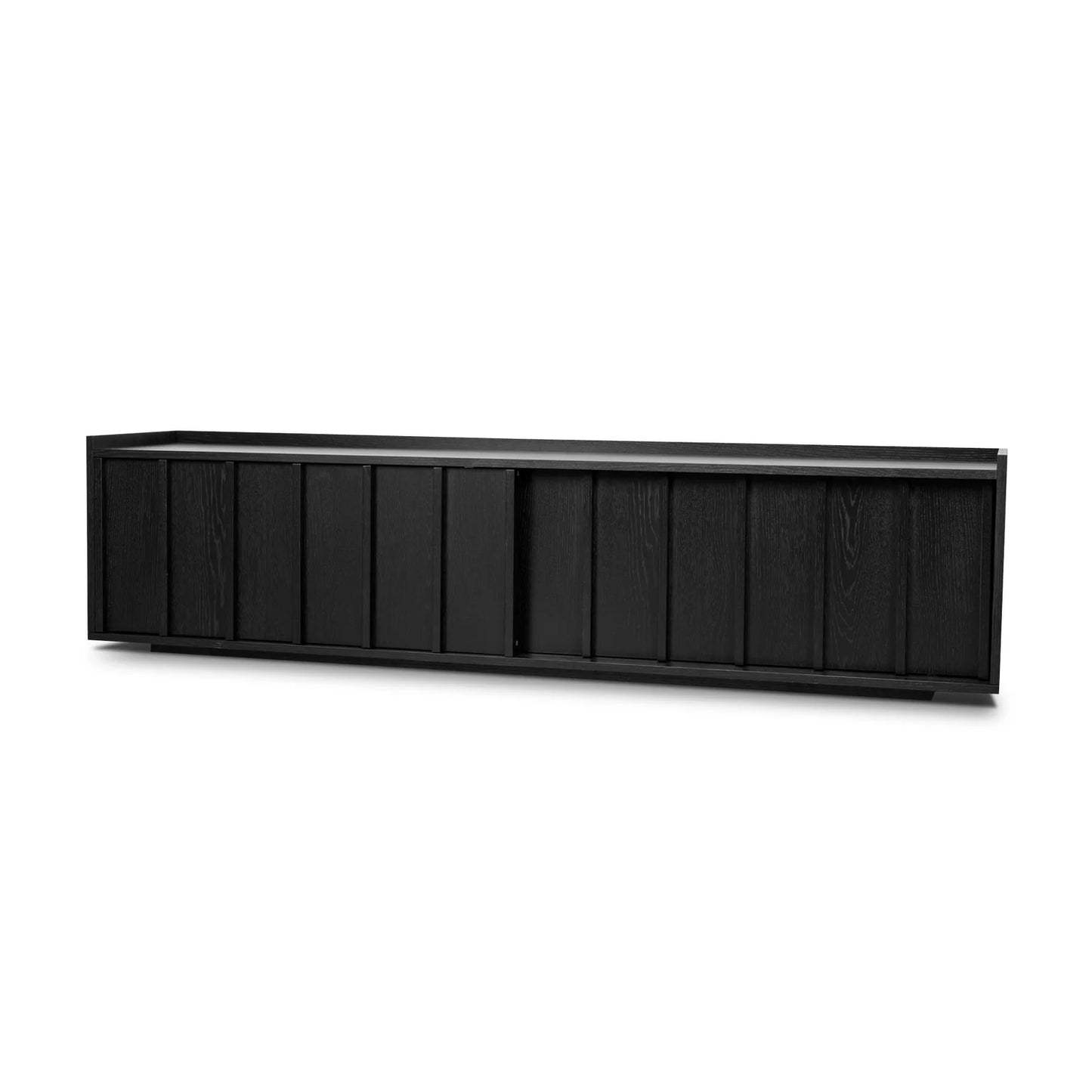 2m TV Entertainment Unit - Black