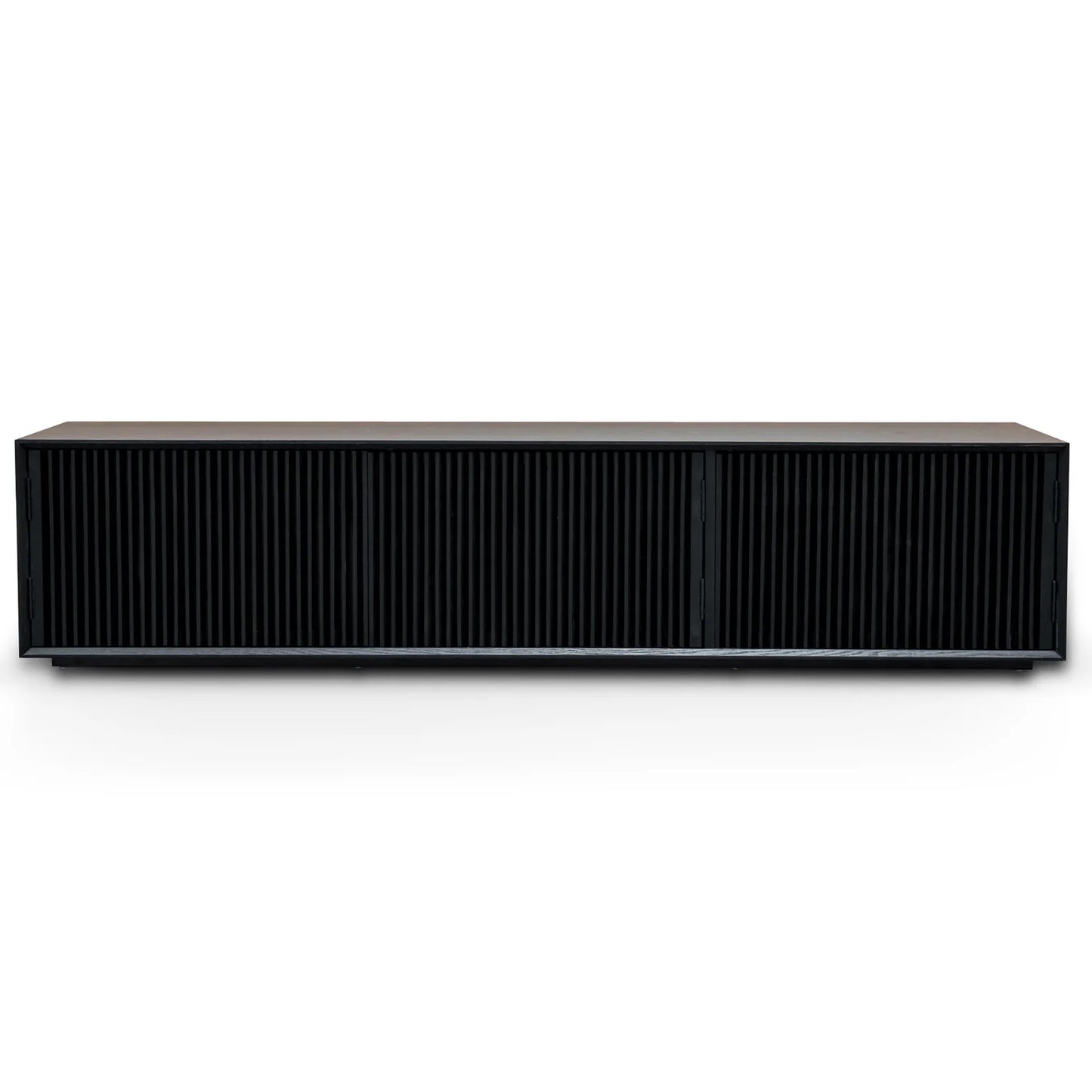 Black Veneer 2m Entertainment TV Unit