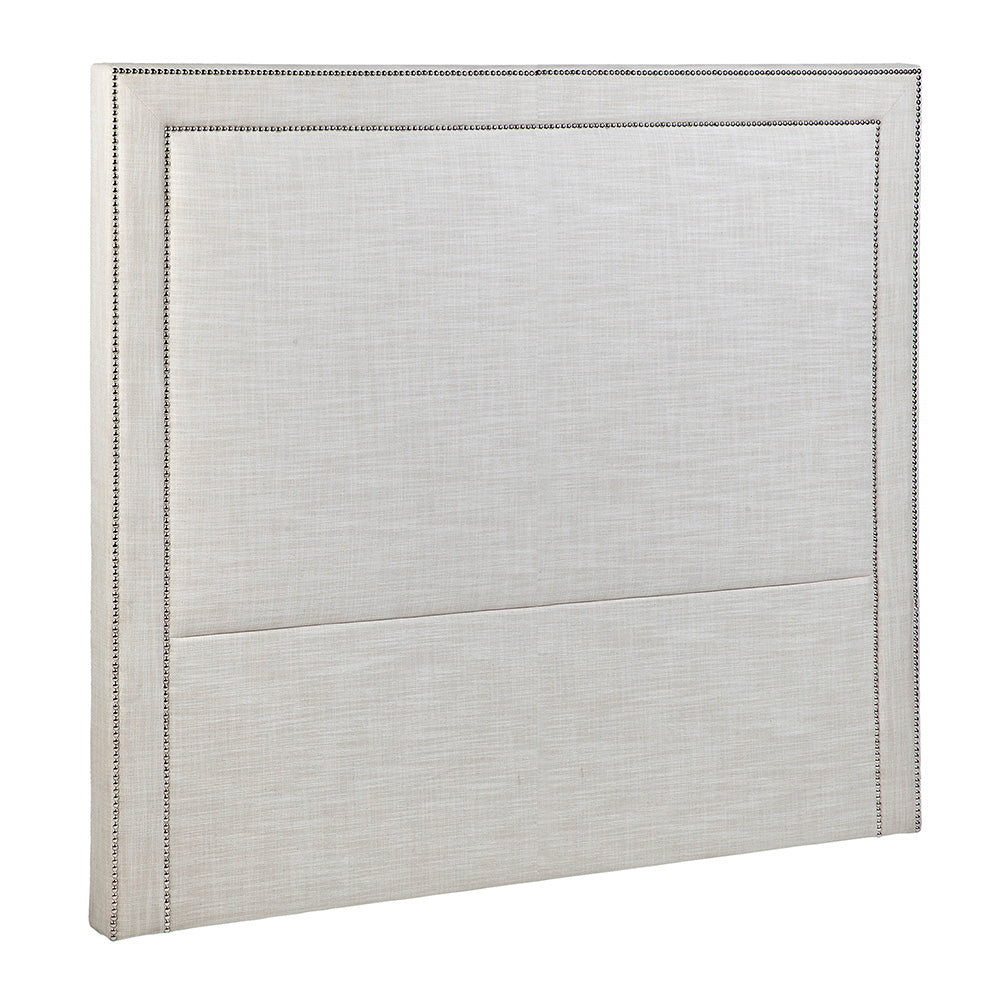 Manhattan Double Bedhead - Natural Linen