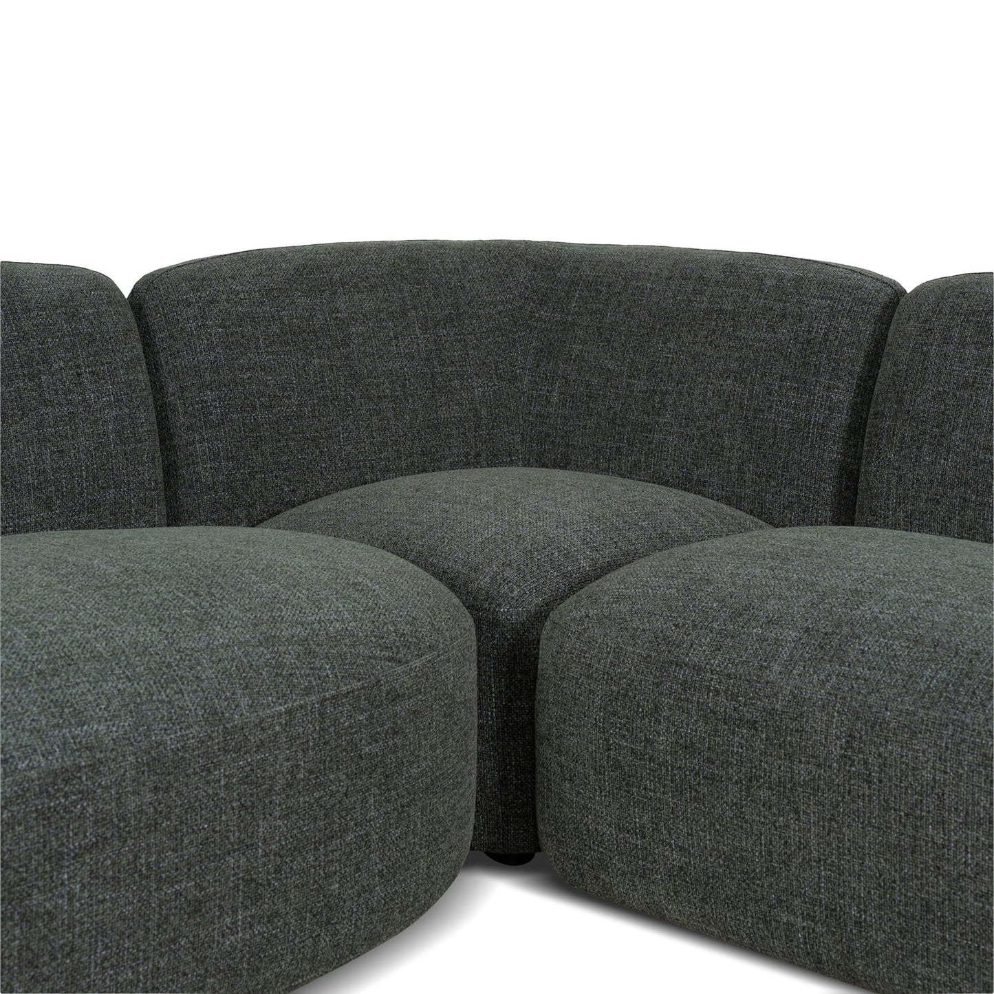 Nimbus Left Chaise Modular Sofa - Moss Green
