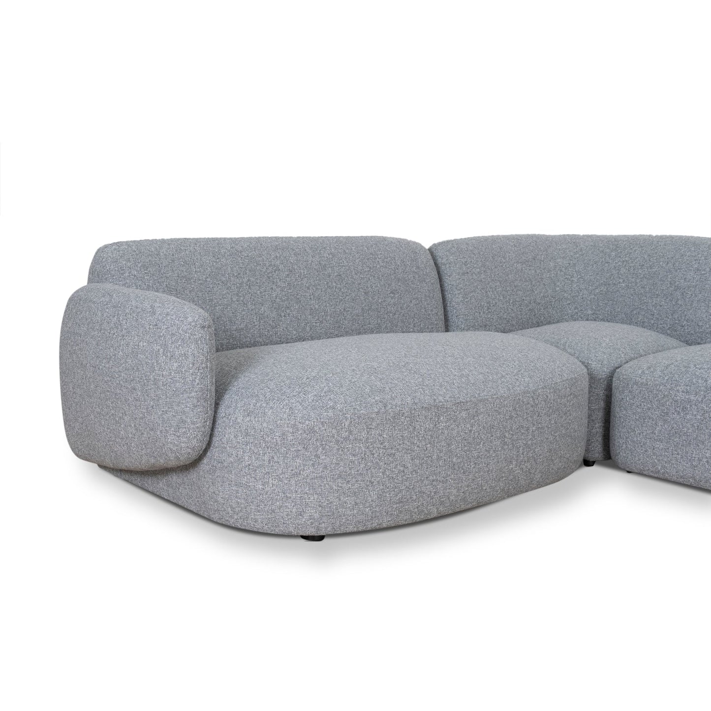 Nimbus Left Chaise Modular Sofa - Glacier Grey