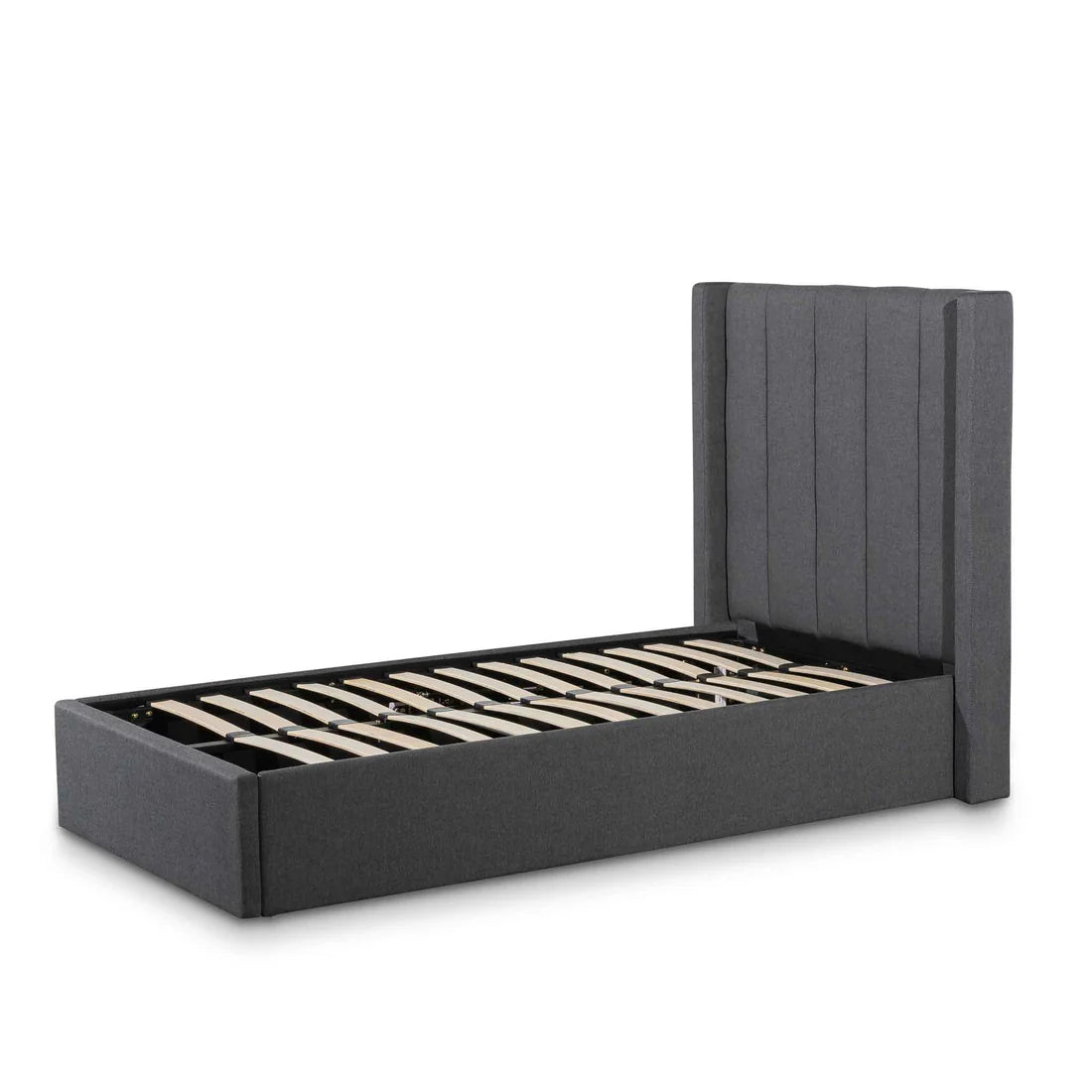 Aragon Single Bed Frame - Charcoal