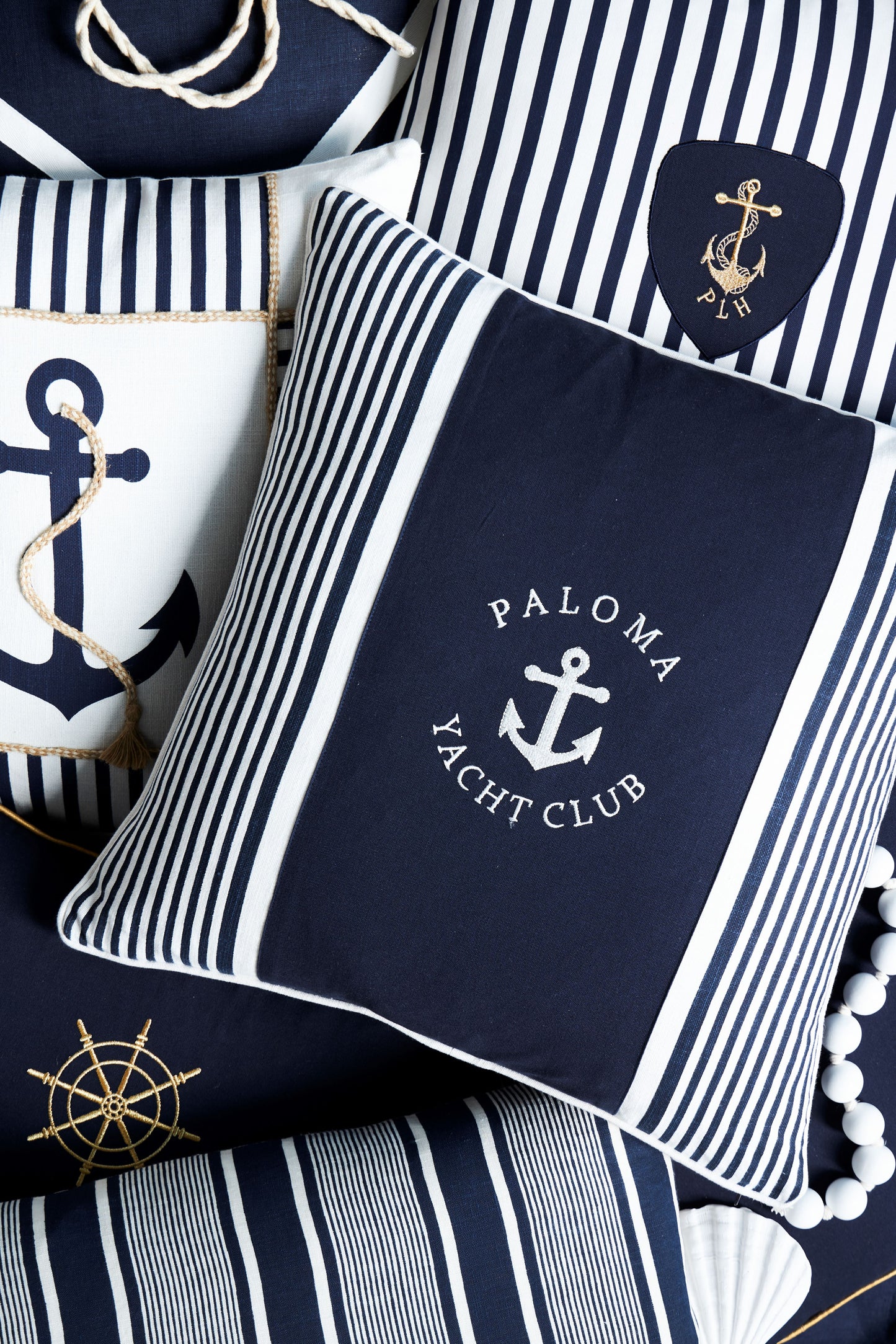 Capri Anchor Filled Cushion 50 x 50