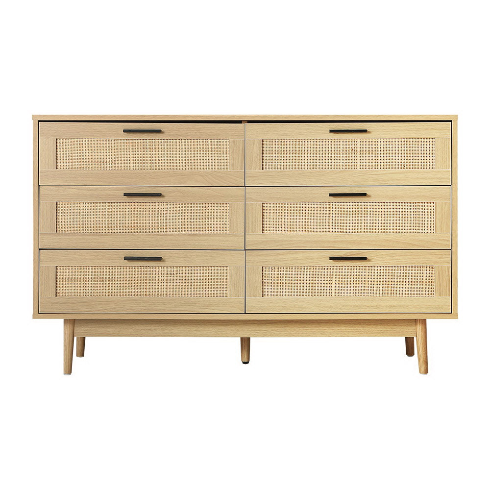 Briony Oak 6 Chest of Drawers