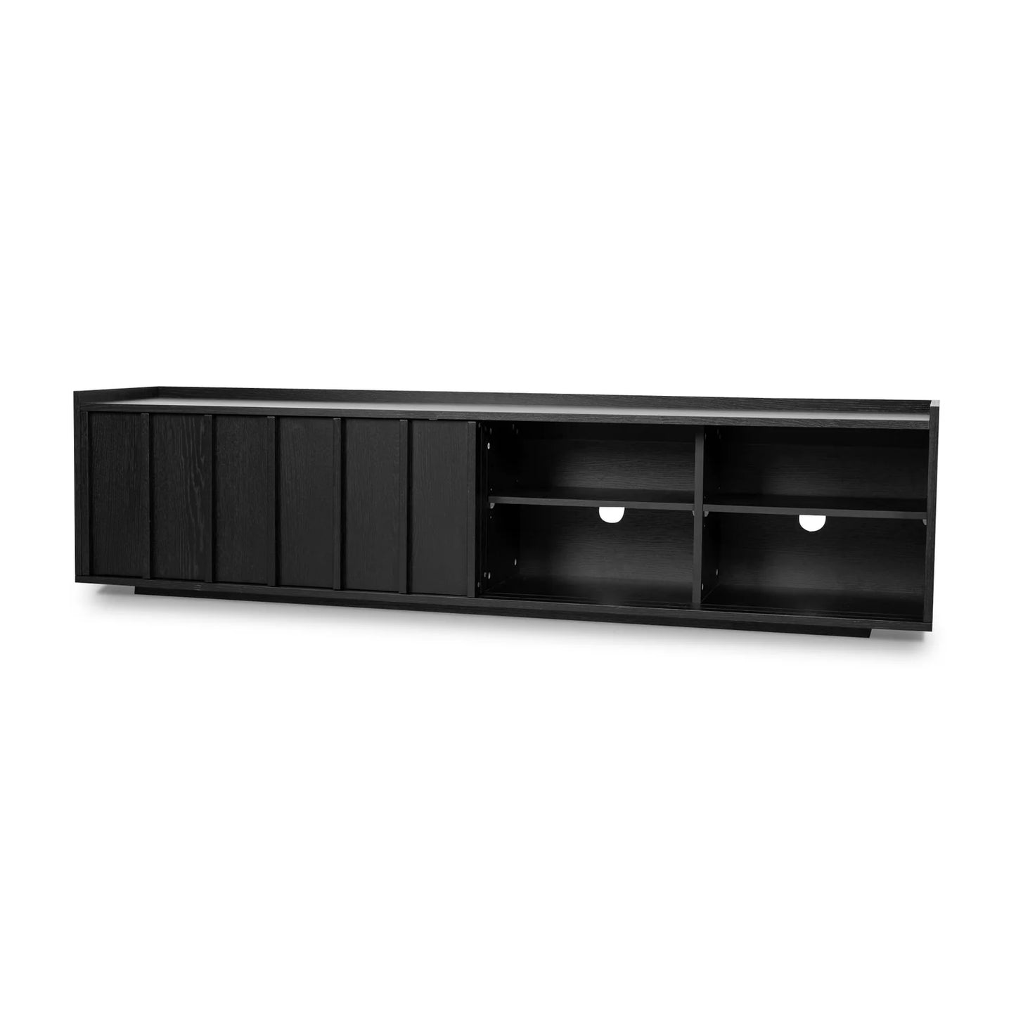 Horizon 2m TV Entertainment Unit - Black