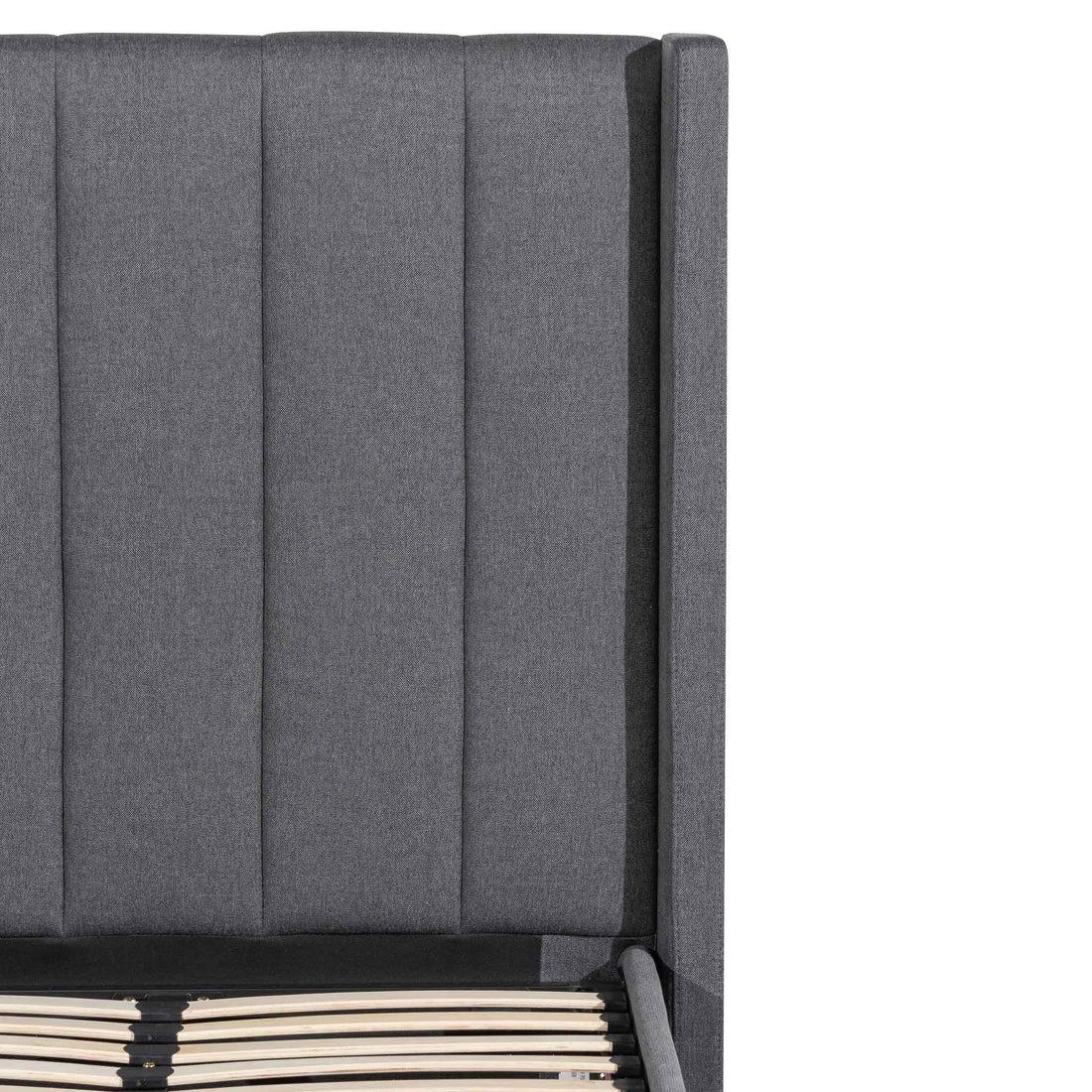 Aragon Single Bed Frame - Charcoal