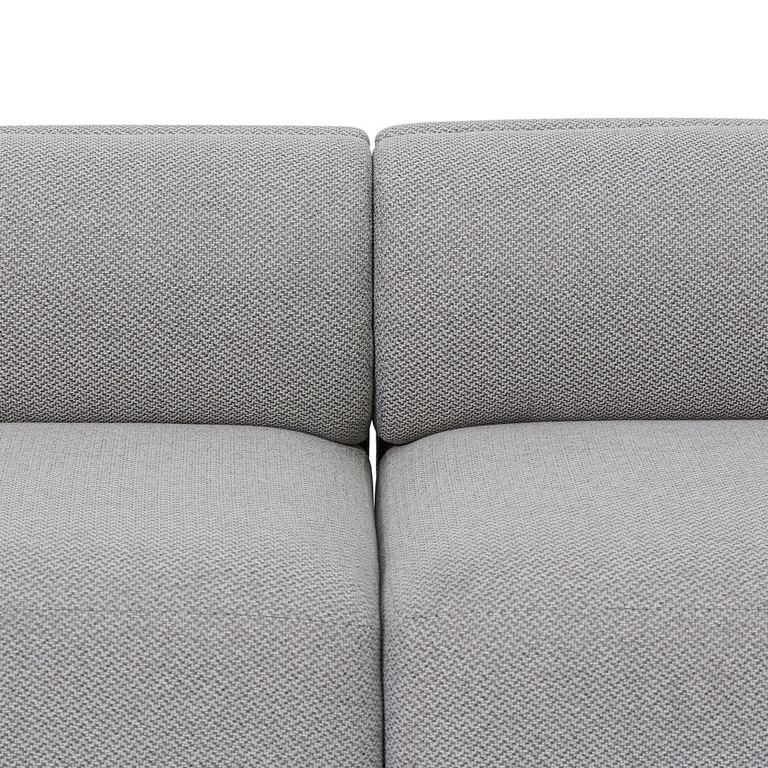 Zeus 4 Seater Fabric Sofa - Grey
