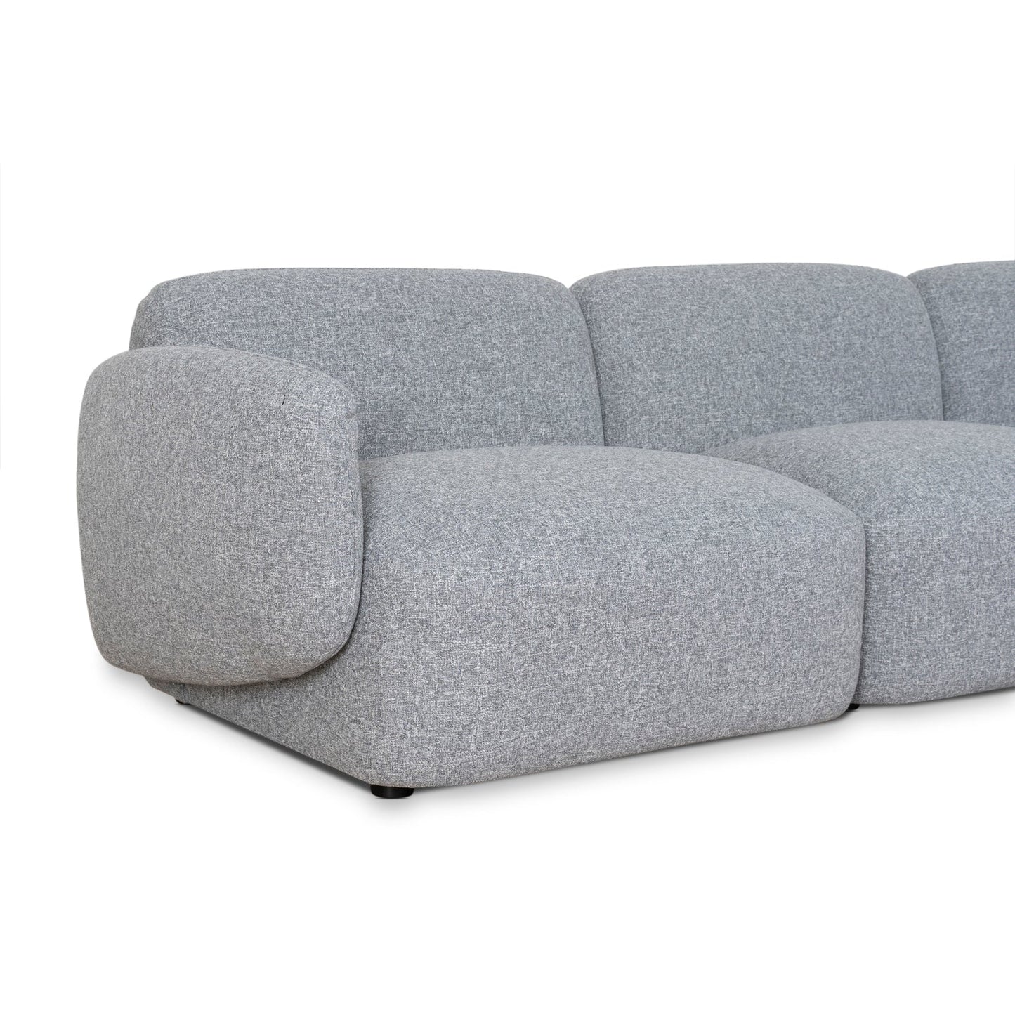 Nimbus Right Chaise Modular Sofa - Glacier Grey