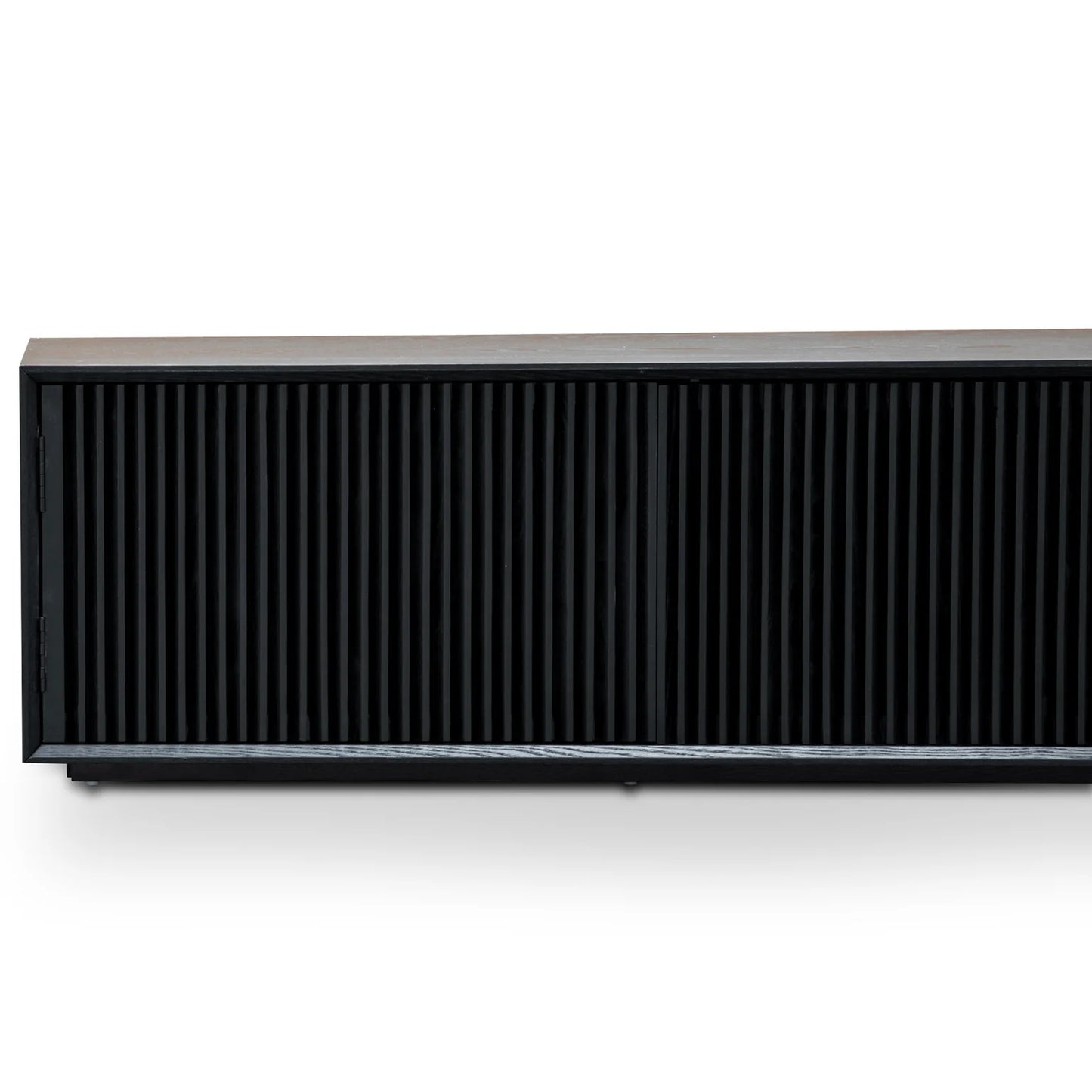 Black Veneer 2m Entertainment TV Unit