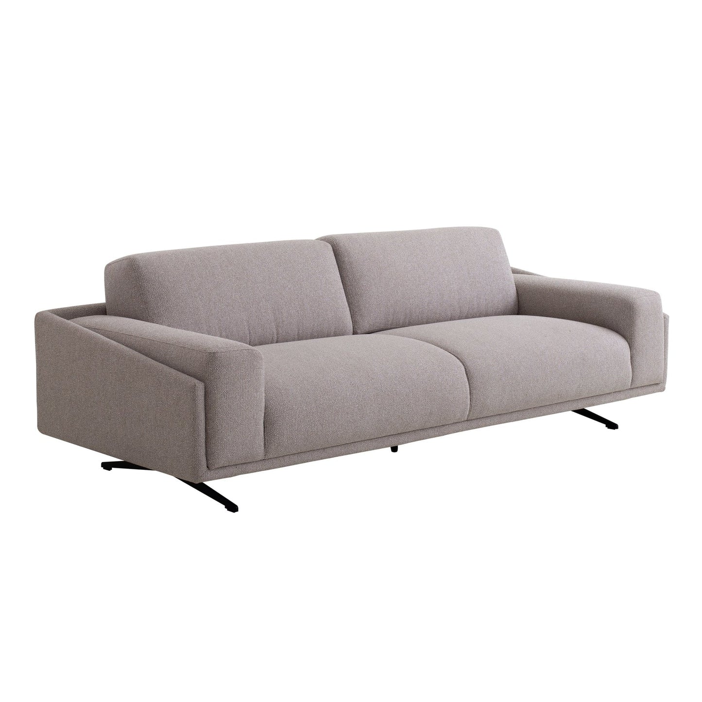 Alexis 3 Seater Fabric Sofa - Dusty Grey