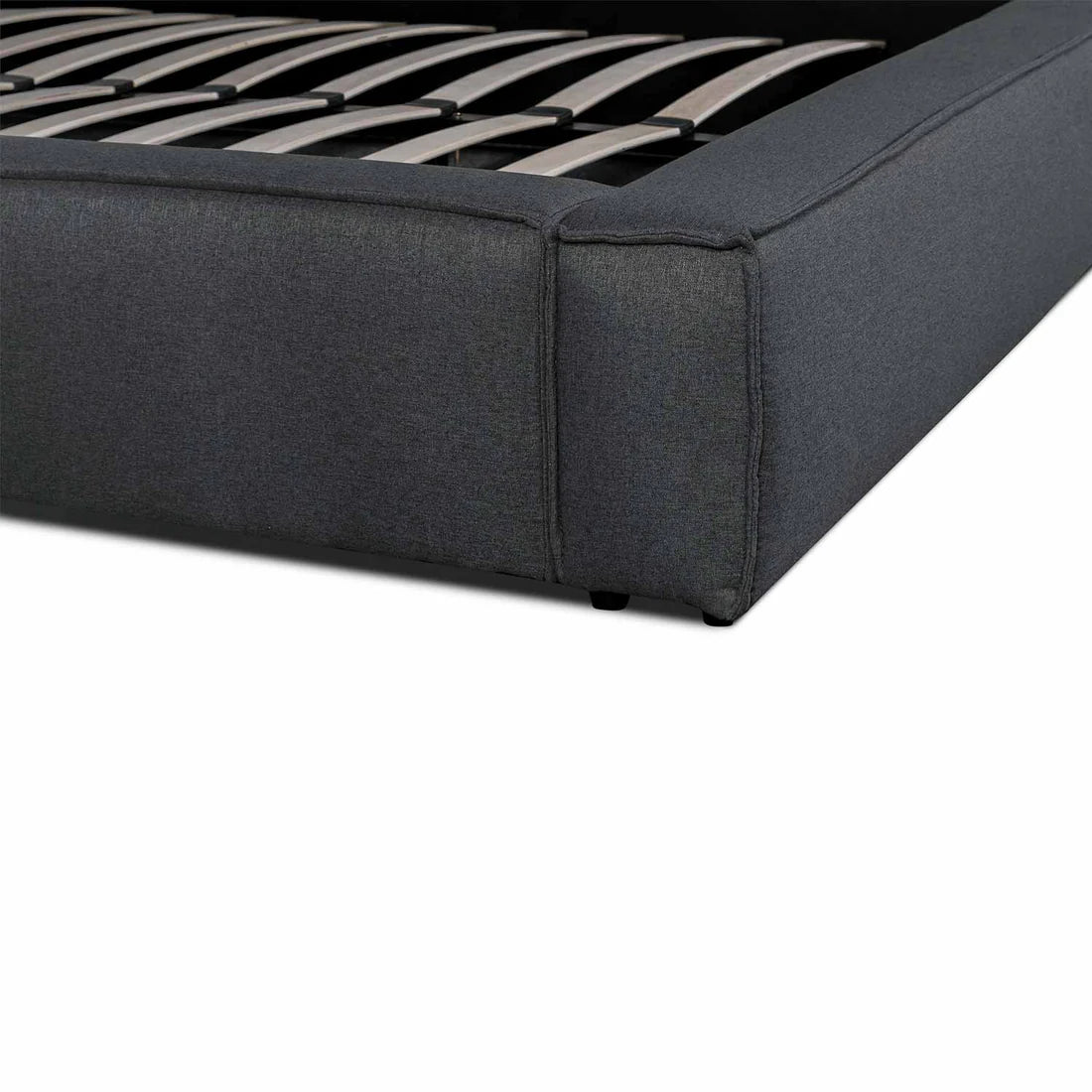 Aria King Bed Frame - Fossil Grey Fabric