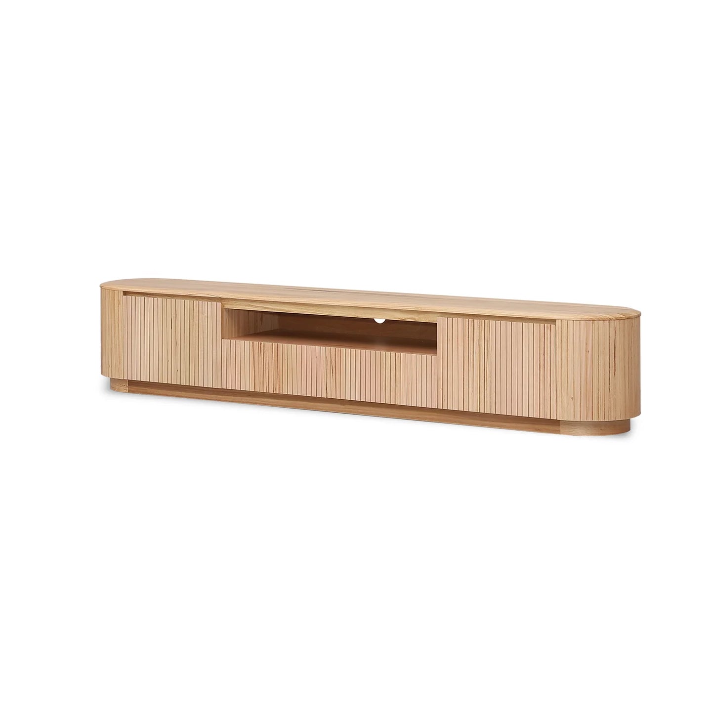Timber Haven 2.4m TV Entertainment Unit - NZ Natural Ash
