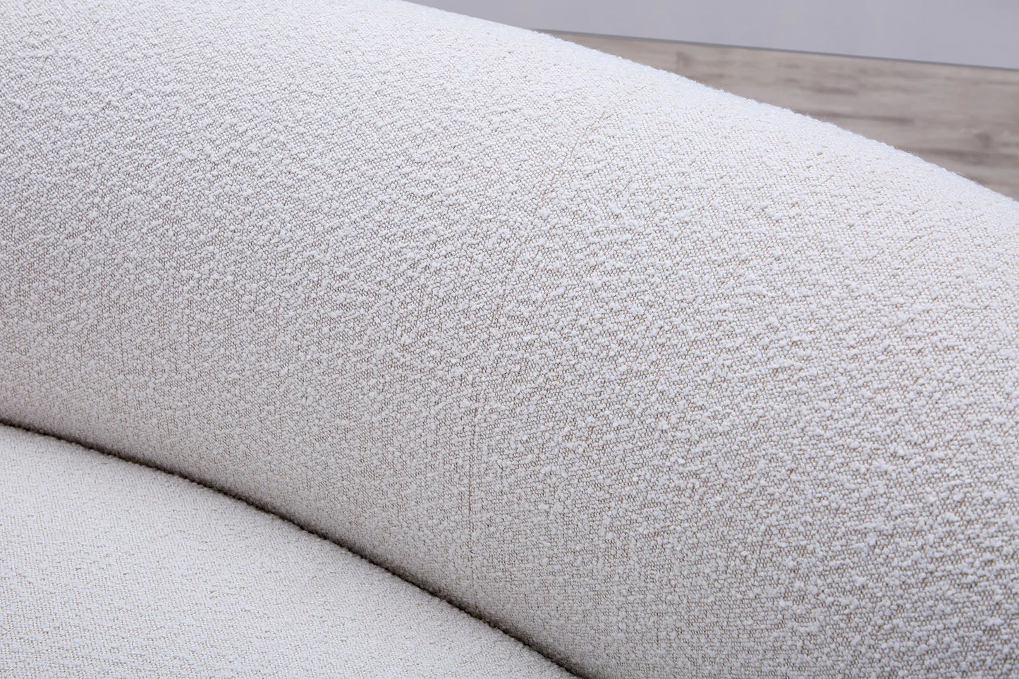 Curvo 3 Seater Boucle Sofa - Premium Ivory