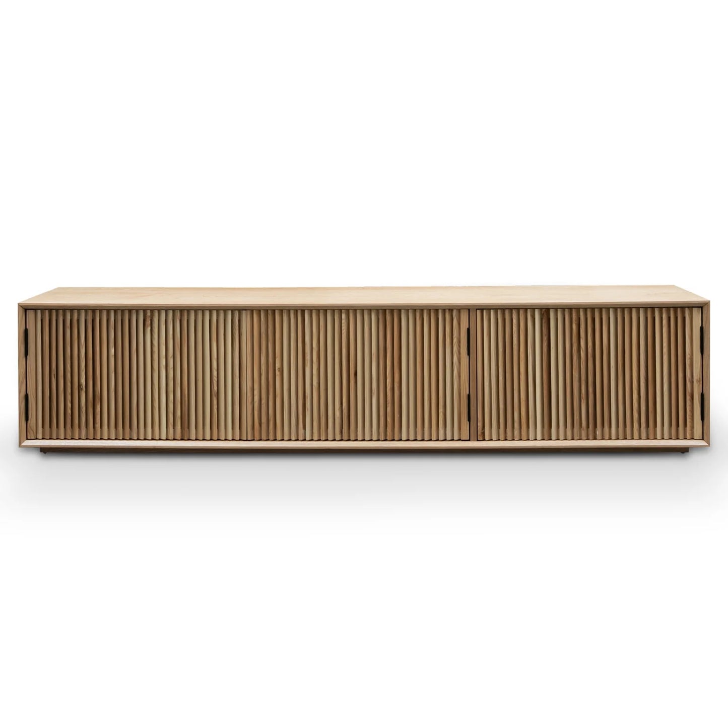 Natural Ash Veneer 2m Entertainment TV Unit