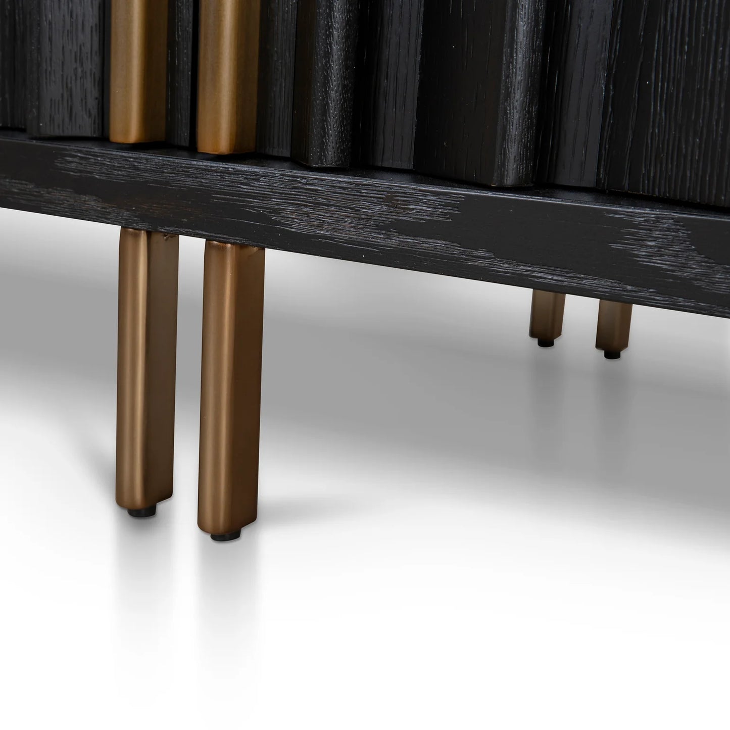 Wilma 2m TV Entertainment Unit - Textured Espresso Black