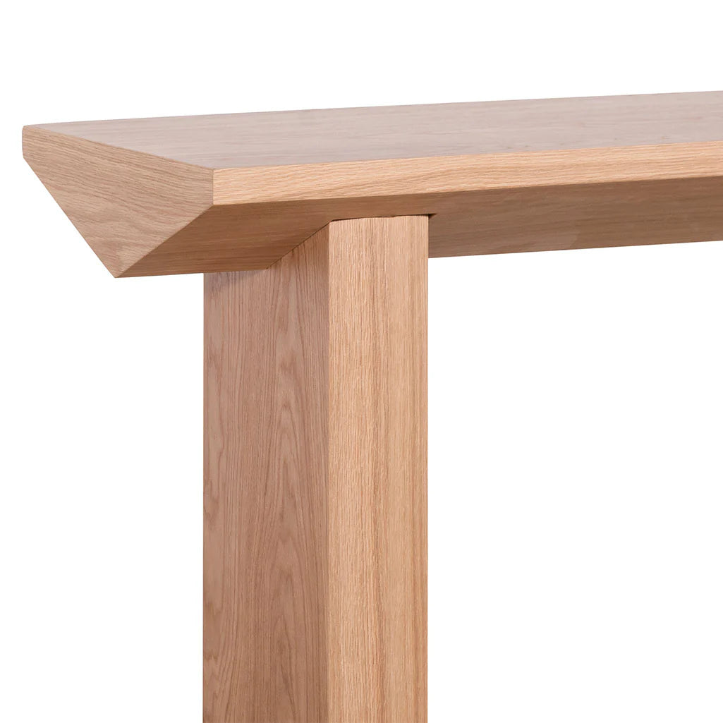 solid wood console table