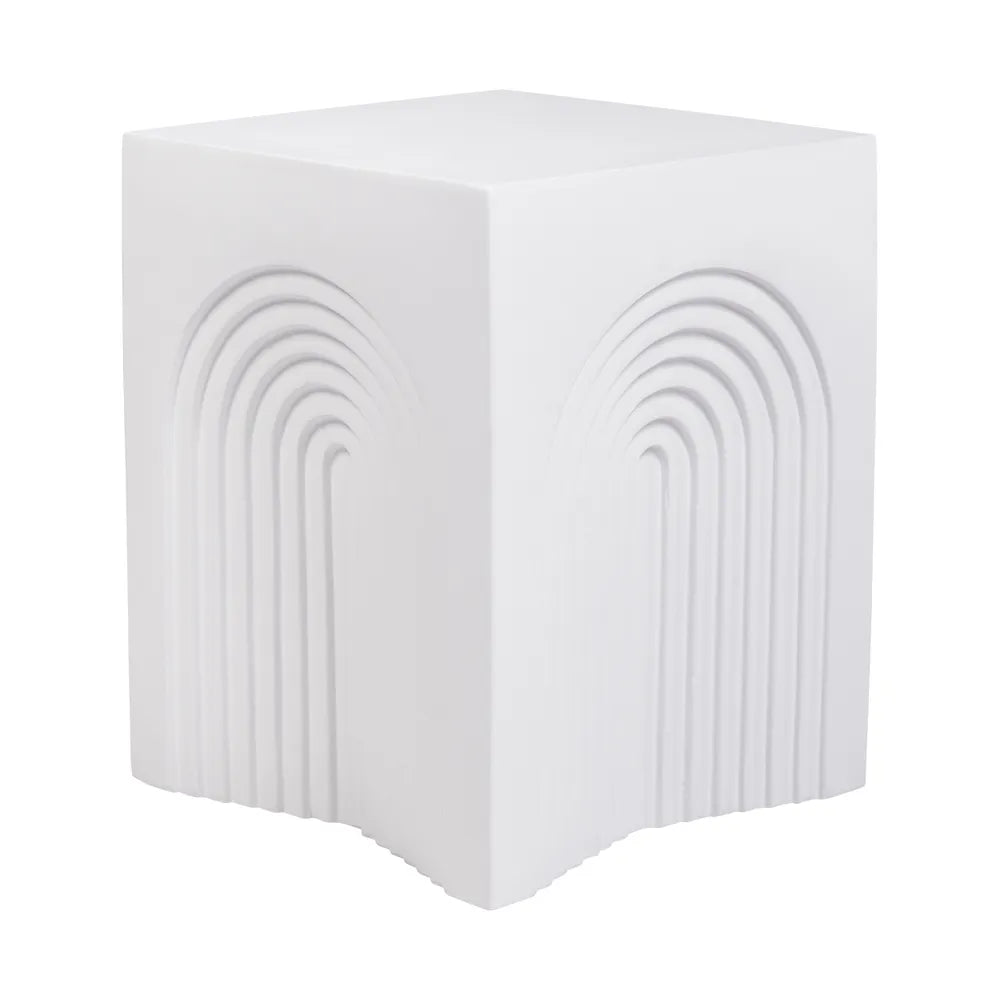 arc concrete stool