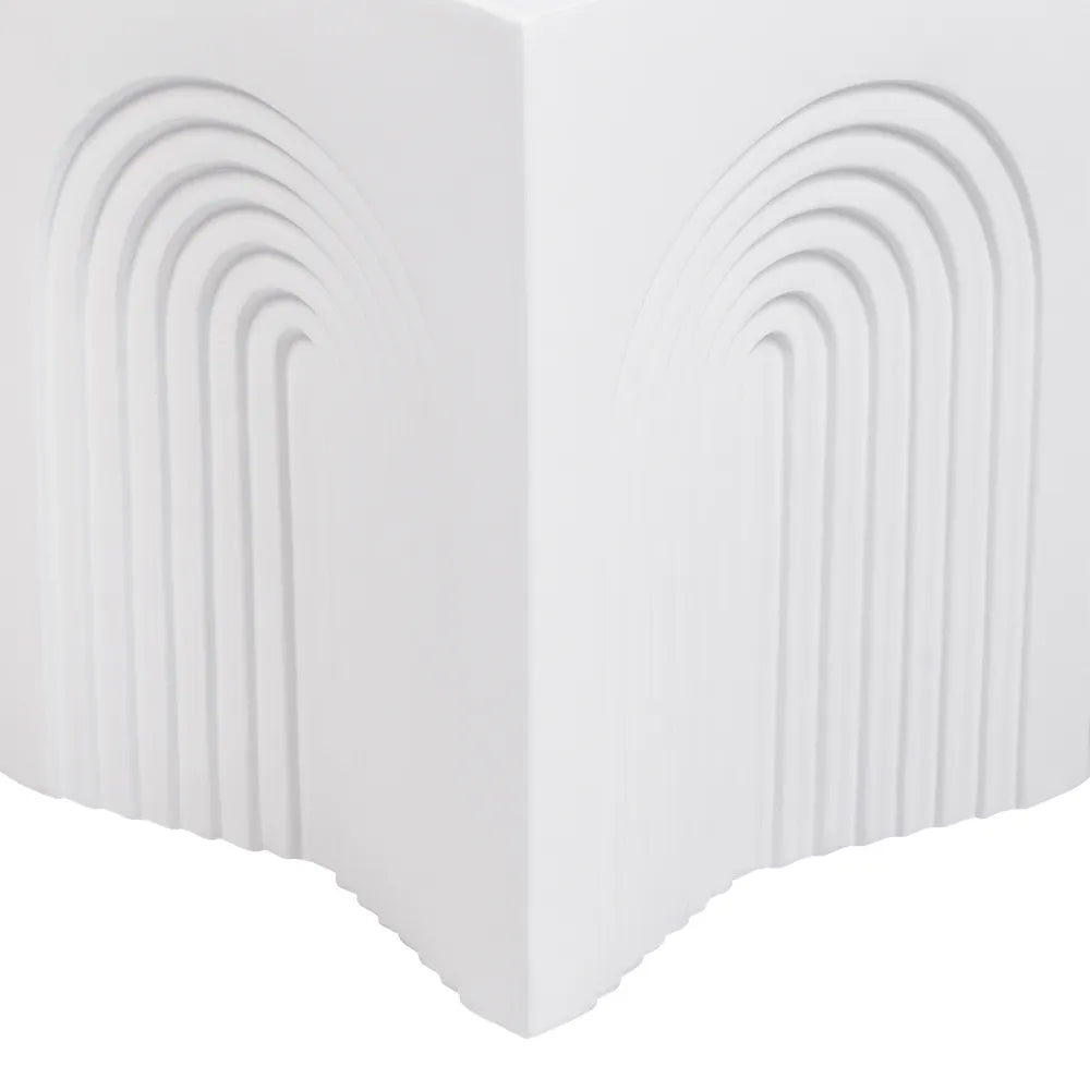arc concrete stool