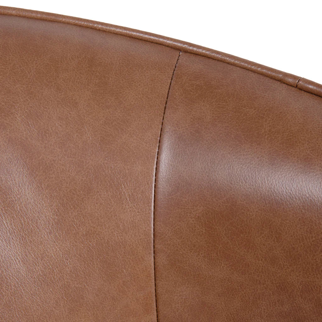 Ashton Caramel Brown Leather Armchair