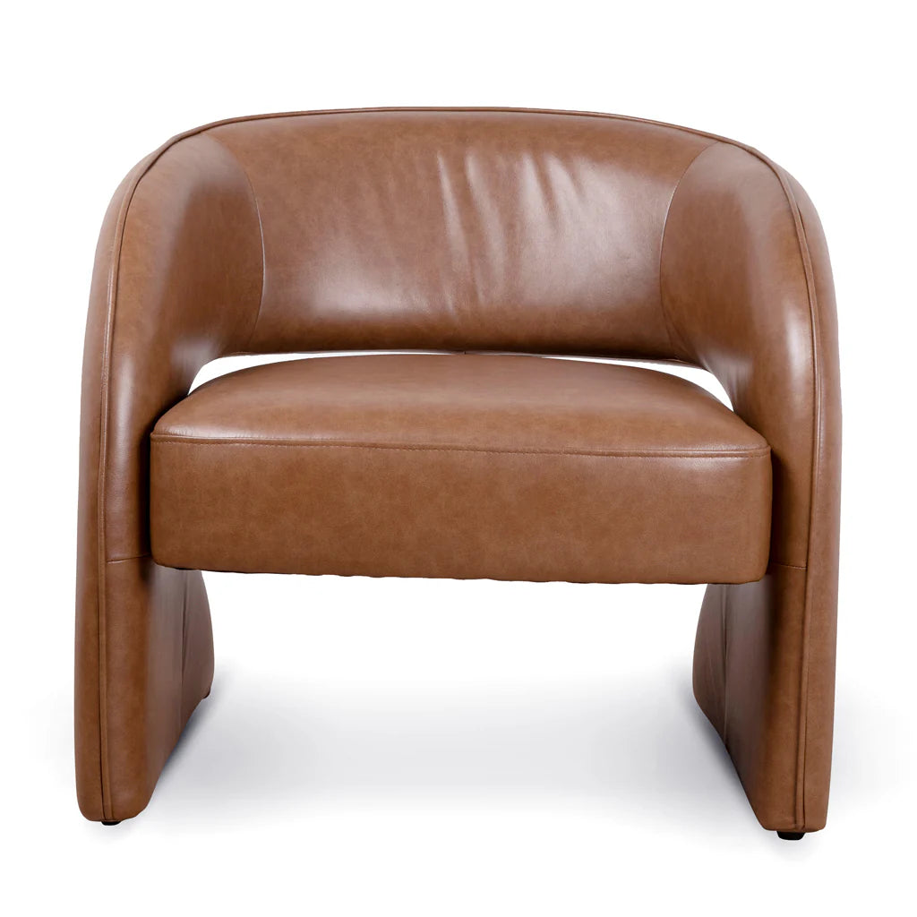 Ashton Caramel Brown Leather Armchair