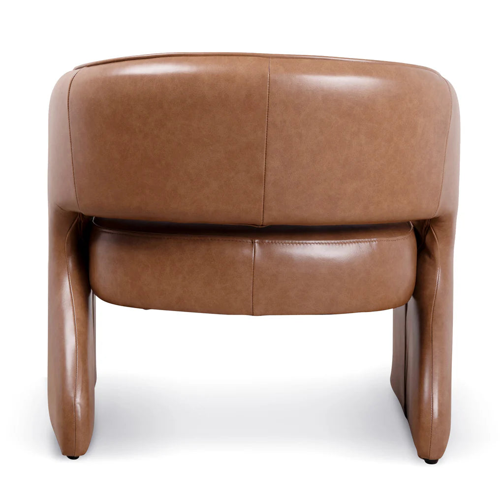 Ashton Caramel Brown Leather Armchair