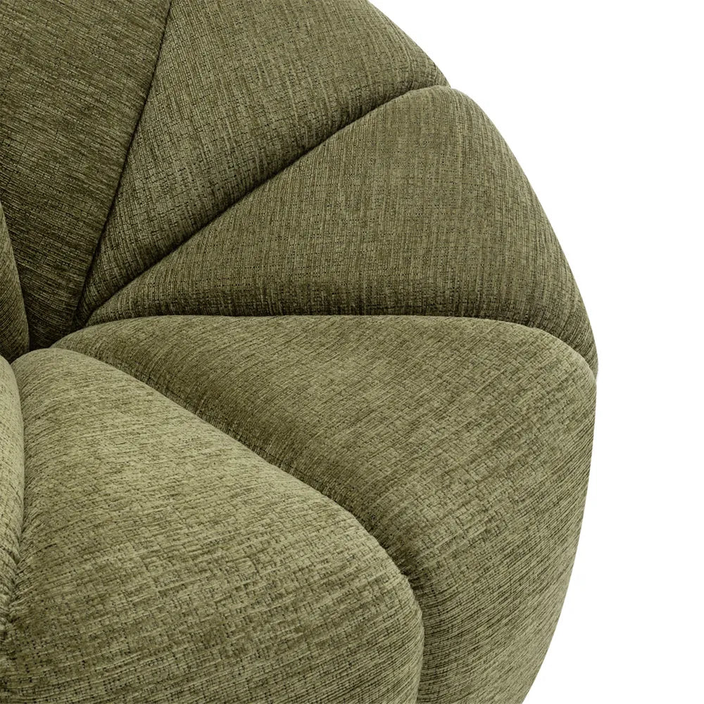 Avalon Swivel Occasional Chair - Olive Chenille