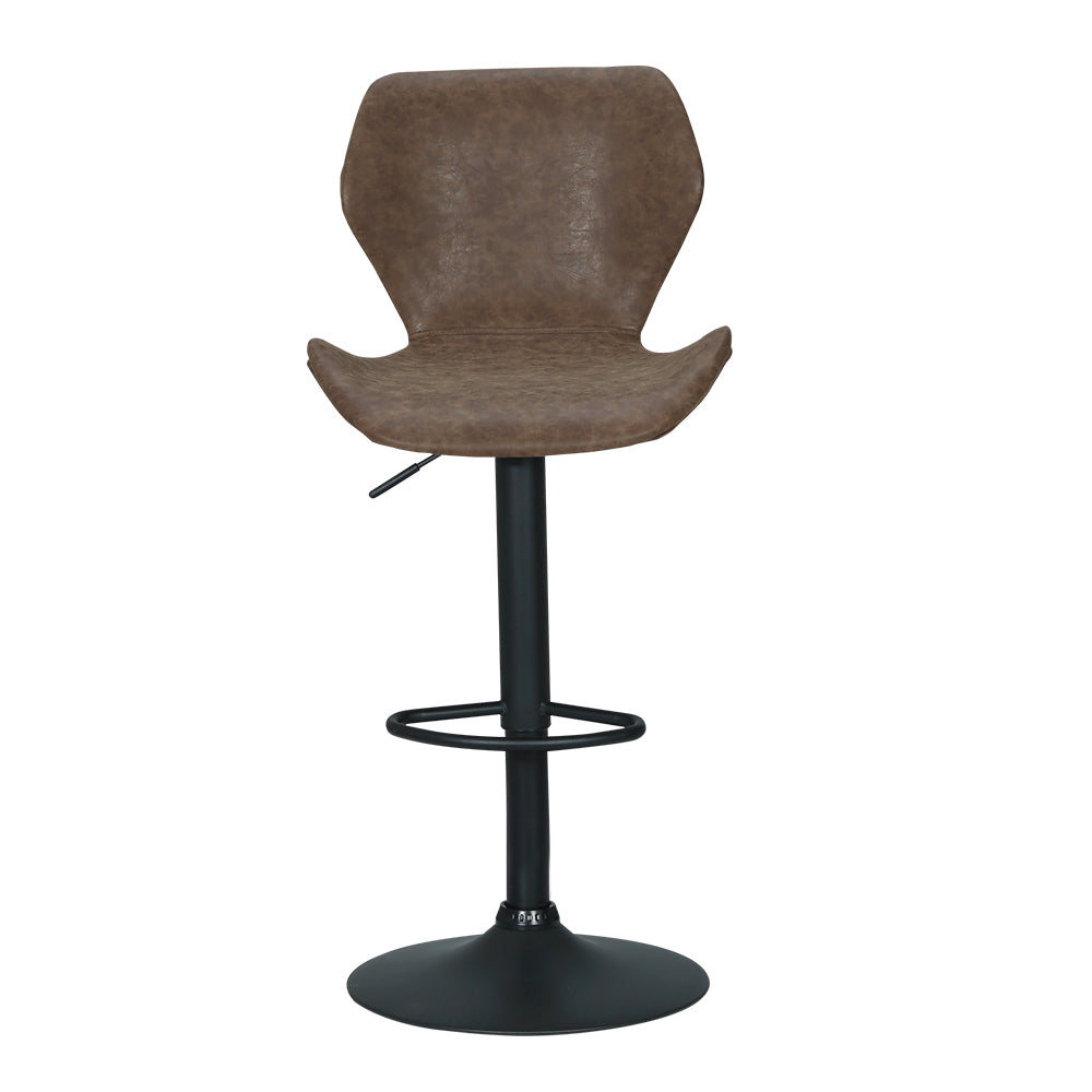 Set of 2 Ellis Vintage Brown Bar Stools