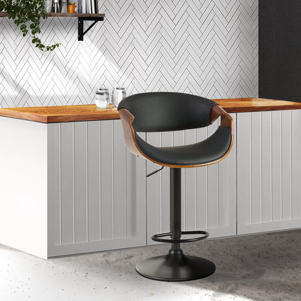 Rodrigo Leather Bar Stools w/Armrest