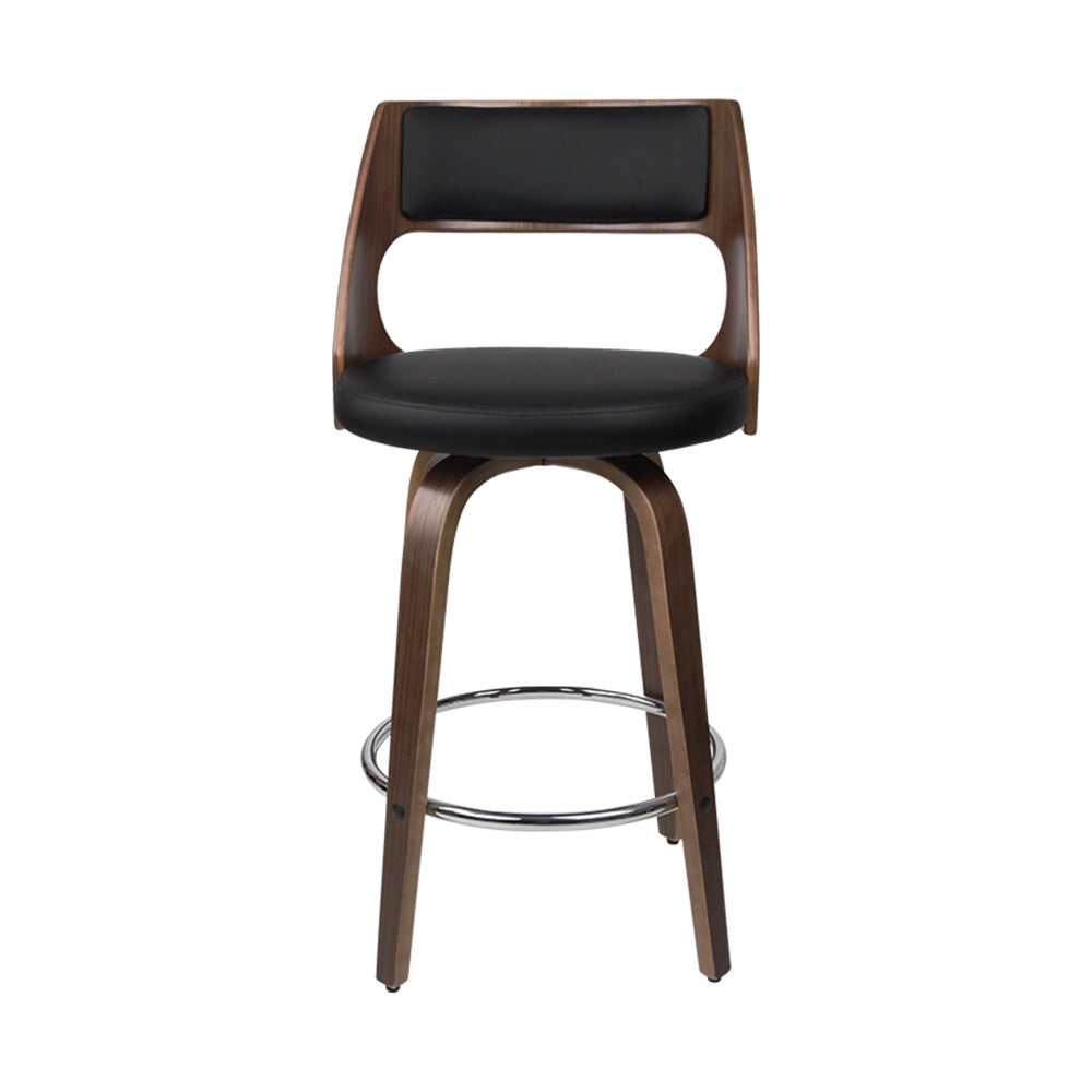 Set of 2 Astoria Swivel Leather Bar Stools