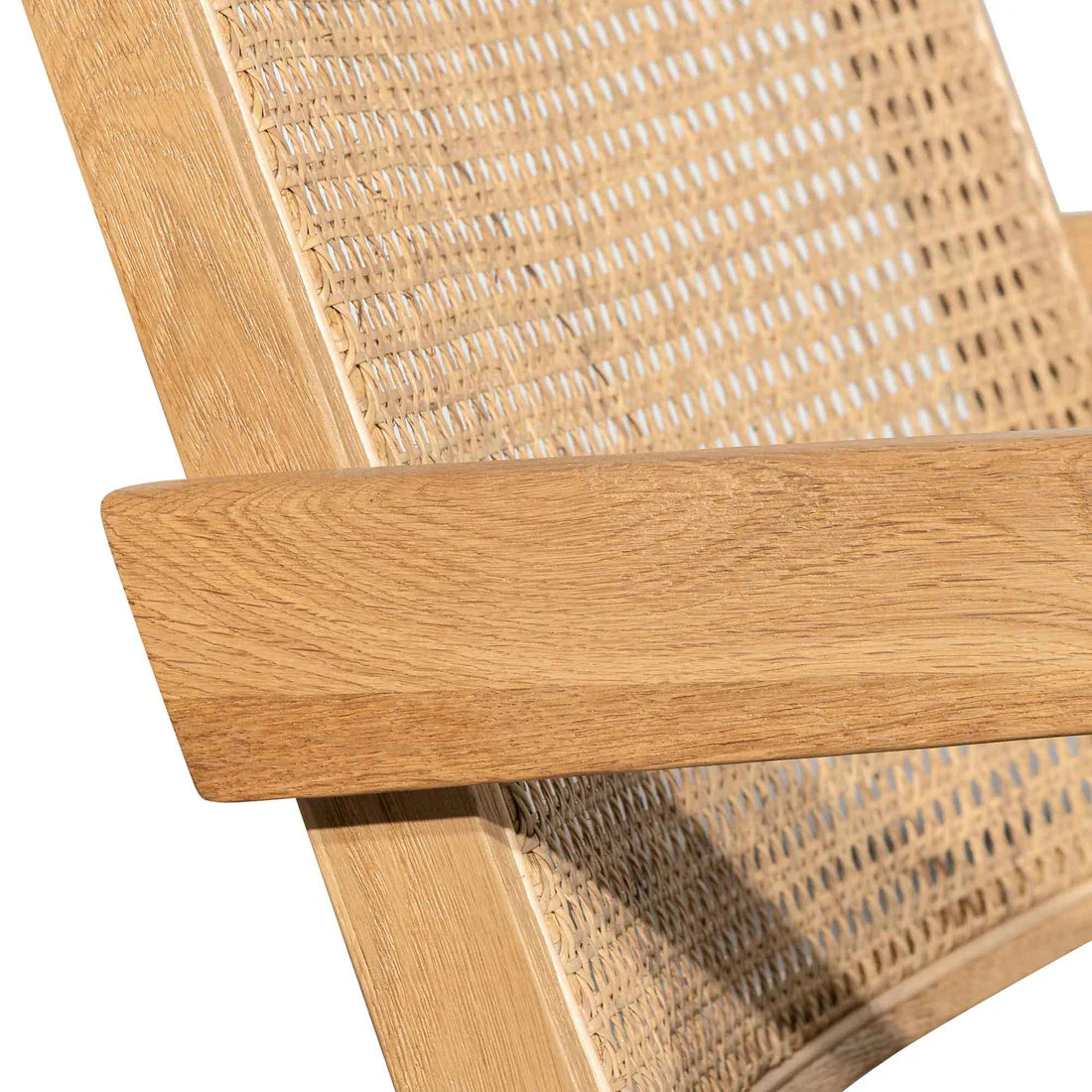 Bayside Nest Rattan Distress Natural and Black Seat Armchair