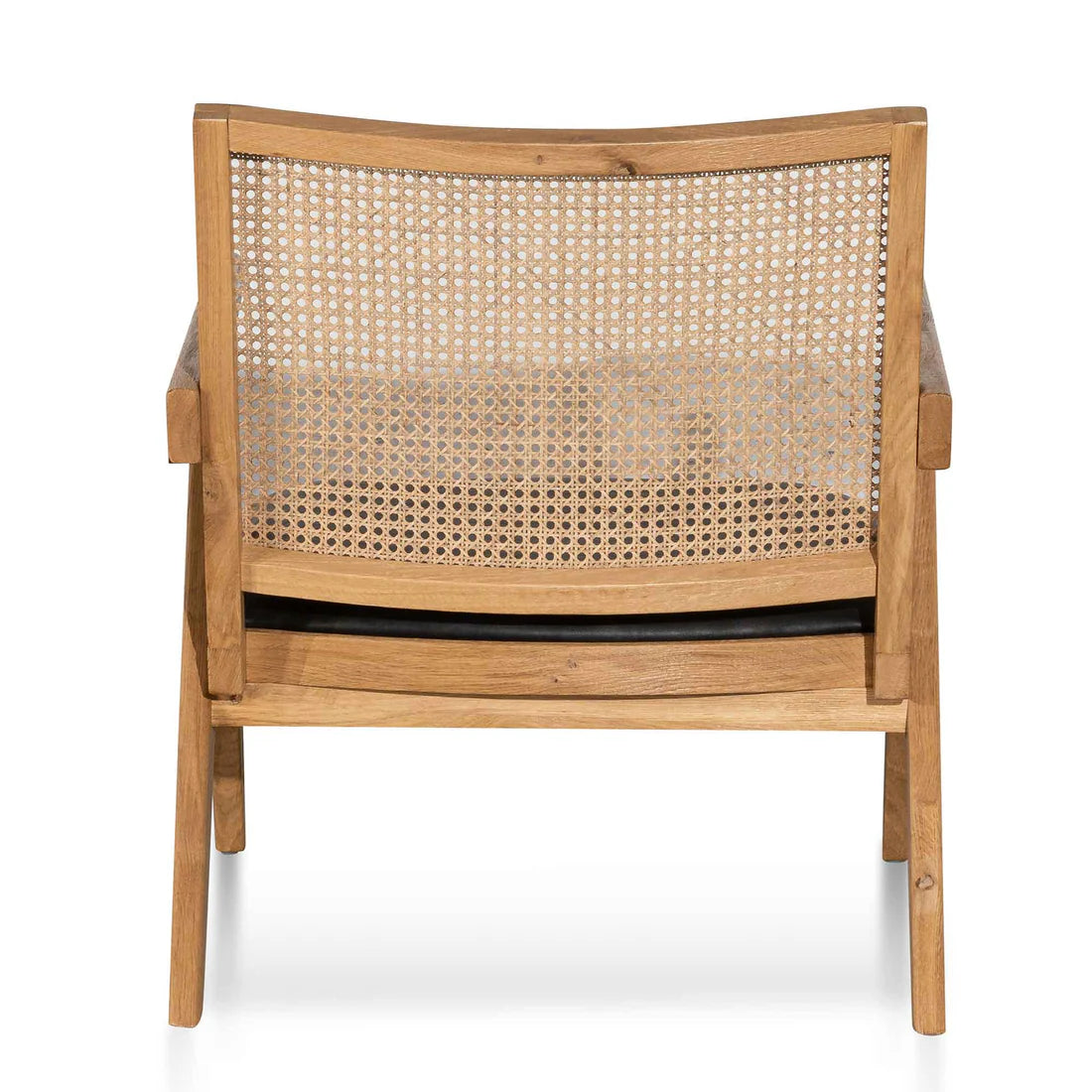 Bayside Nest Rattan Distress Natural and Black Seat Armchair