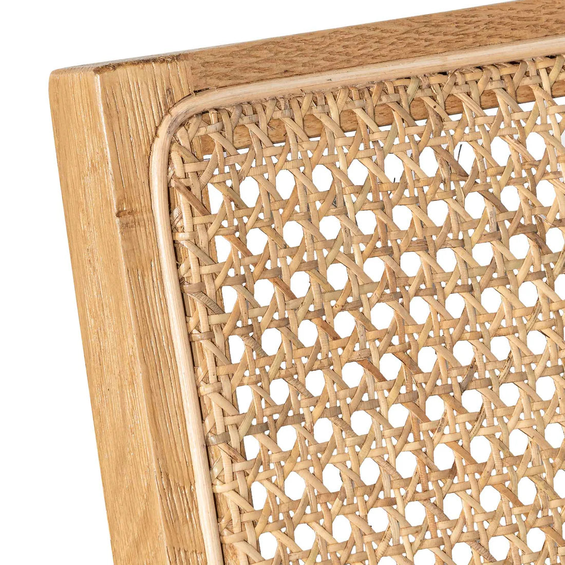 Bayside Nest Rattan Distress Natural and Black Seat Armchair