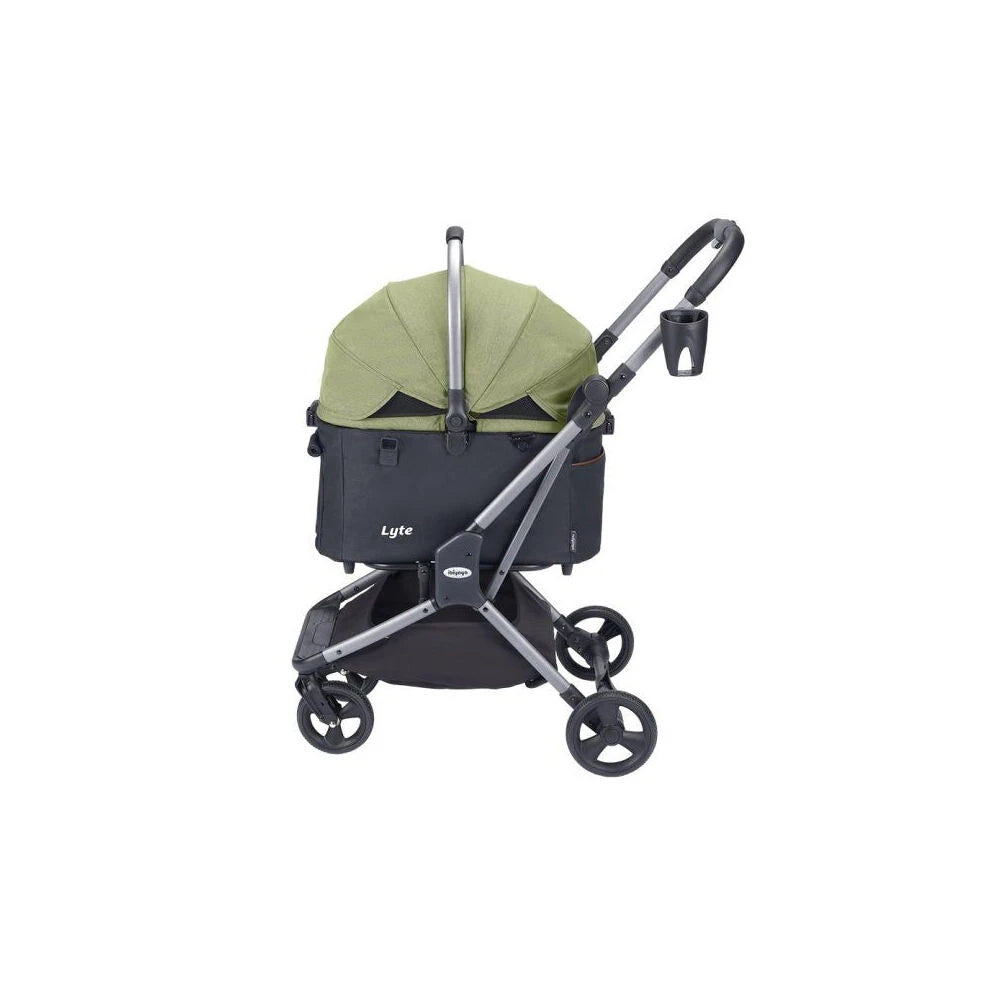 Ibiyaya’s Lyte 3-In-1 Medium Detachable Pet Stroller - Green
