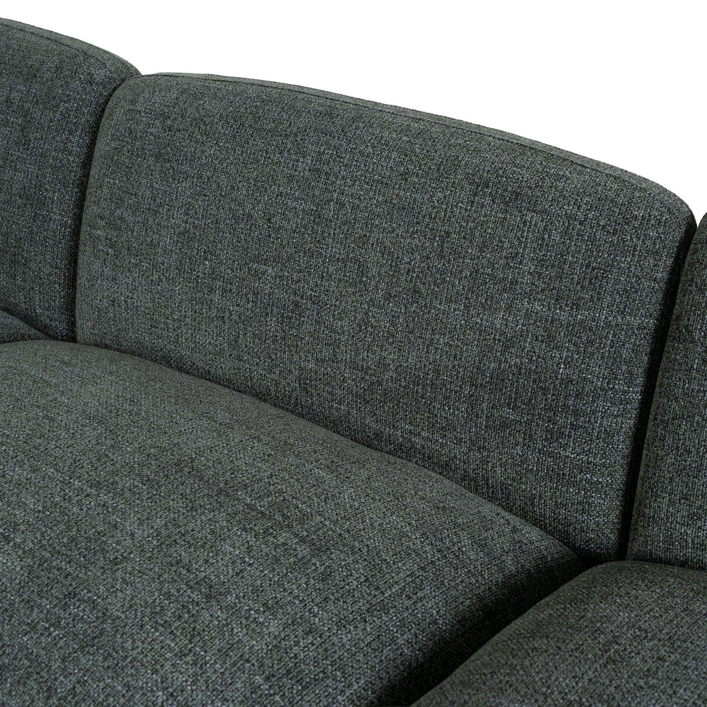 Nimbus Left Chaise Modular Sofa - Moss Green