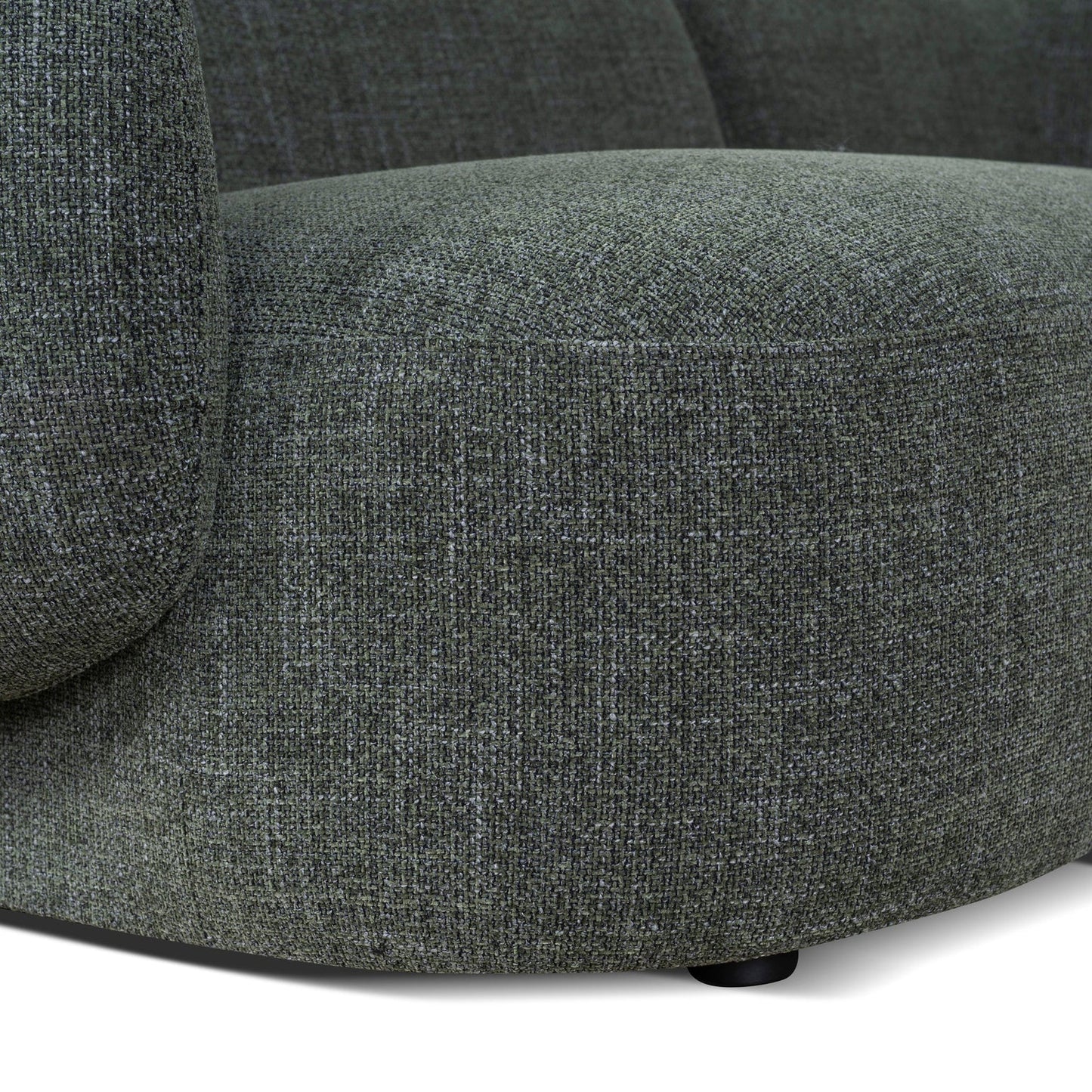 Nimbus Left Chaise Modular Sofa - Moss Green