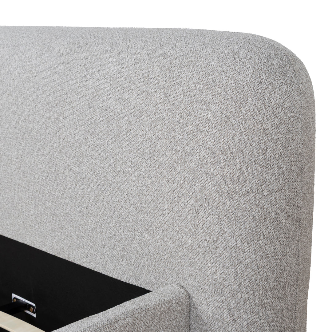 Flintstone King Bed Frame - Clay Grey