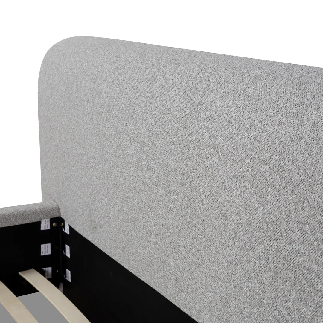 Flintstone King Bed Frame - Clay Grey