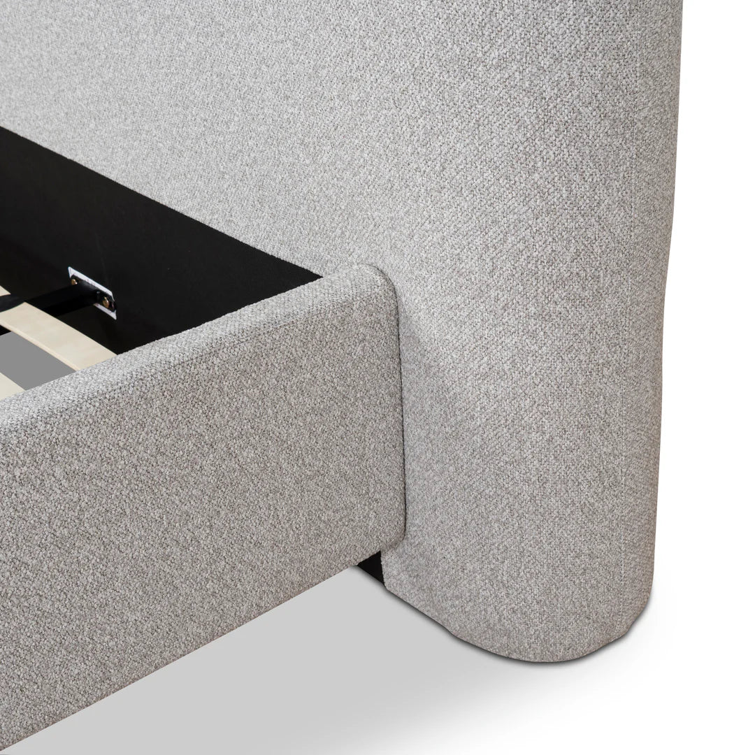 Flintstone King Bed Frame - Clay Grey