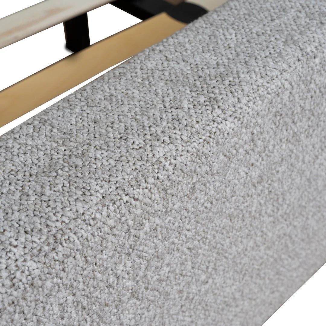 Flintstone King Bed Frame - Clay Grey