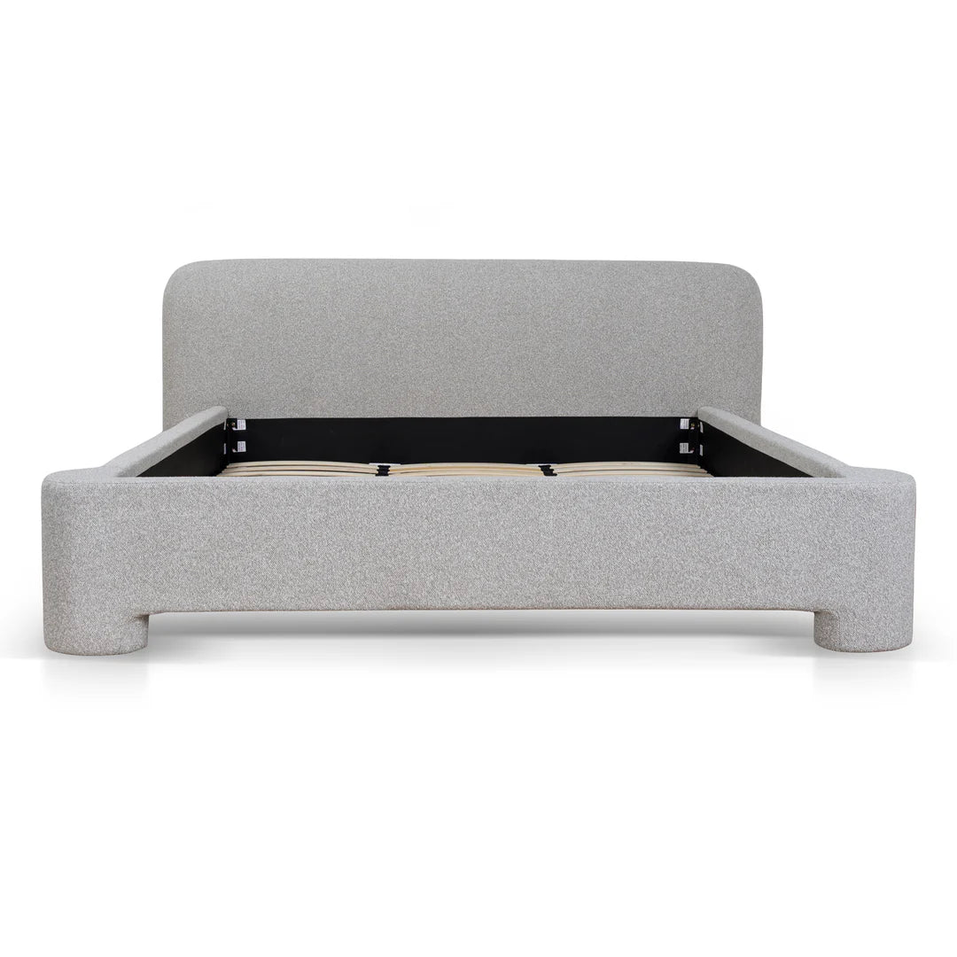 Flintstone King Bed Frame - Clay Grey