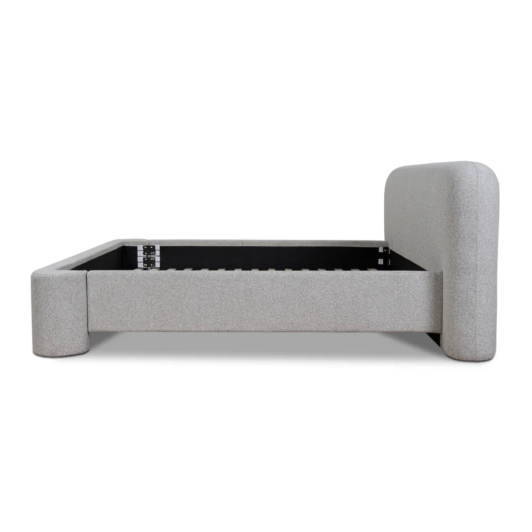 Flintstone King Bed Frame - Clay Grey
