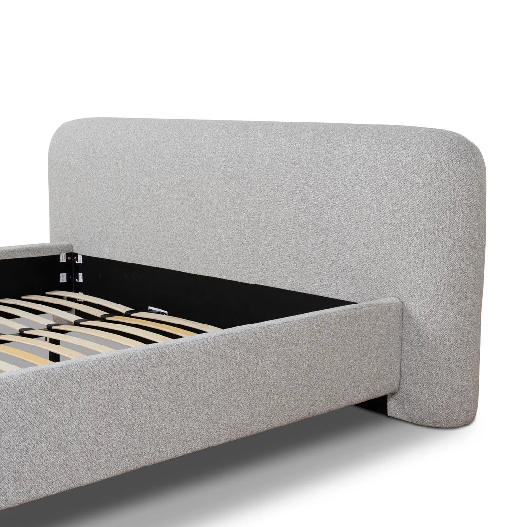 Flintstone King Bed Frame - Clay Grey