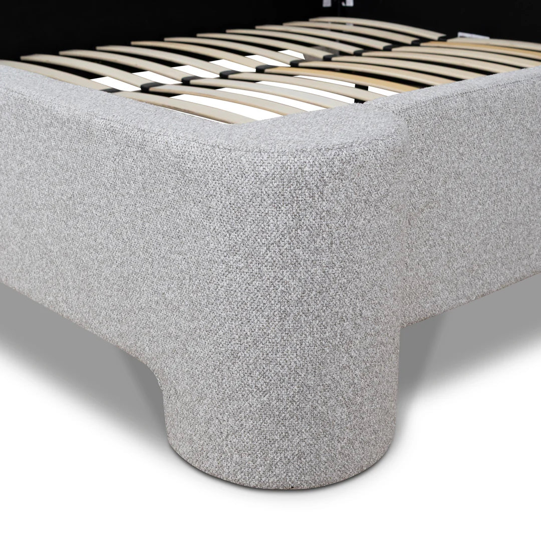 Flintstone King Bed Frame - Clay Grey
