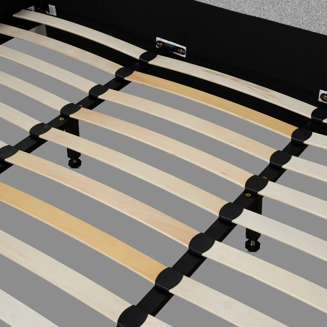Flintstone King Bed Frame - Clay Grey