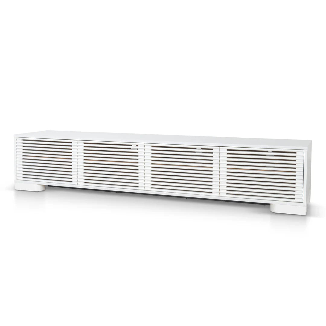 Contour Nest White TV Entertainment Unit 2.3m