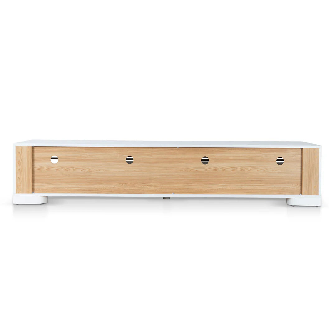 Contour Nest White TV Entertainment Unit 2.3m